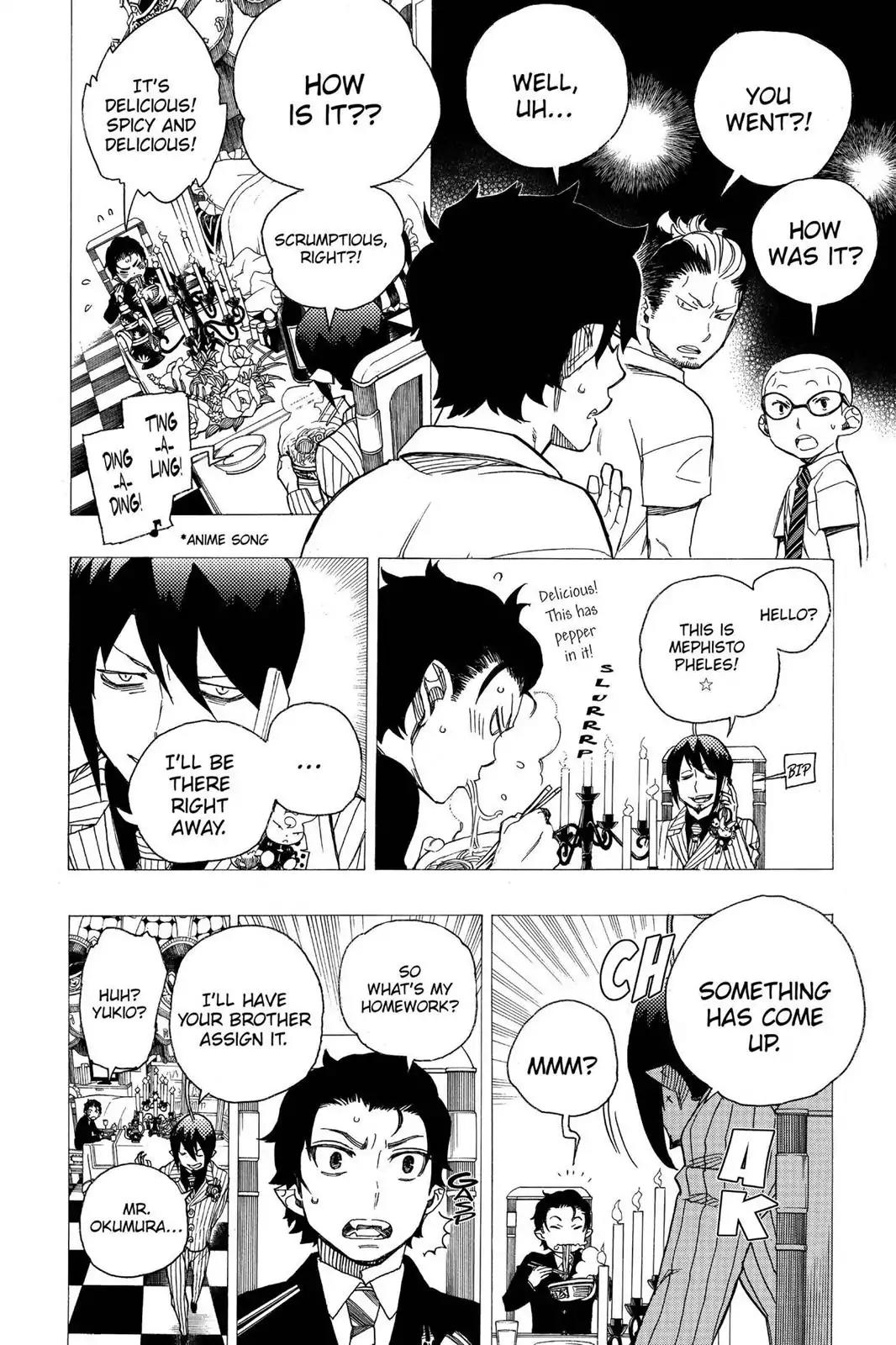 Ao no Exorcist Chapter 40 page 8 - Chapter 40: The Seven Mysteries Of True Cross Academy