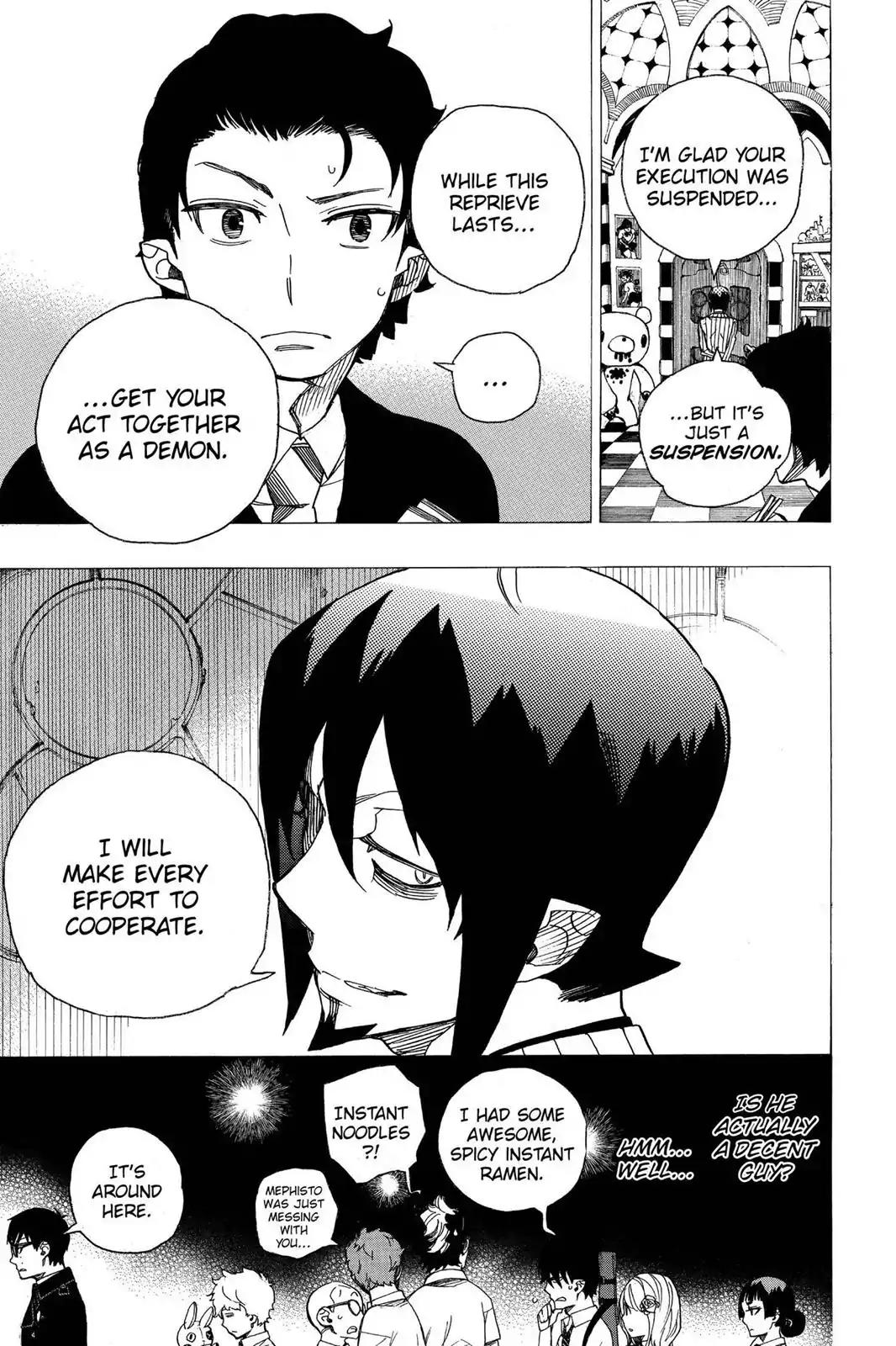 Ao no Exorcist Chapter 40 page 9 - Chapter 40: The Seven Mysteries Of True Cross Academy