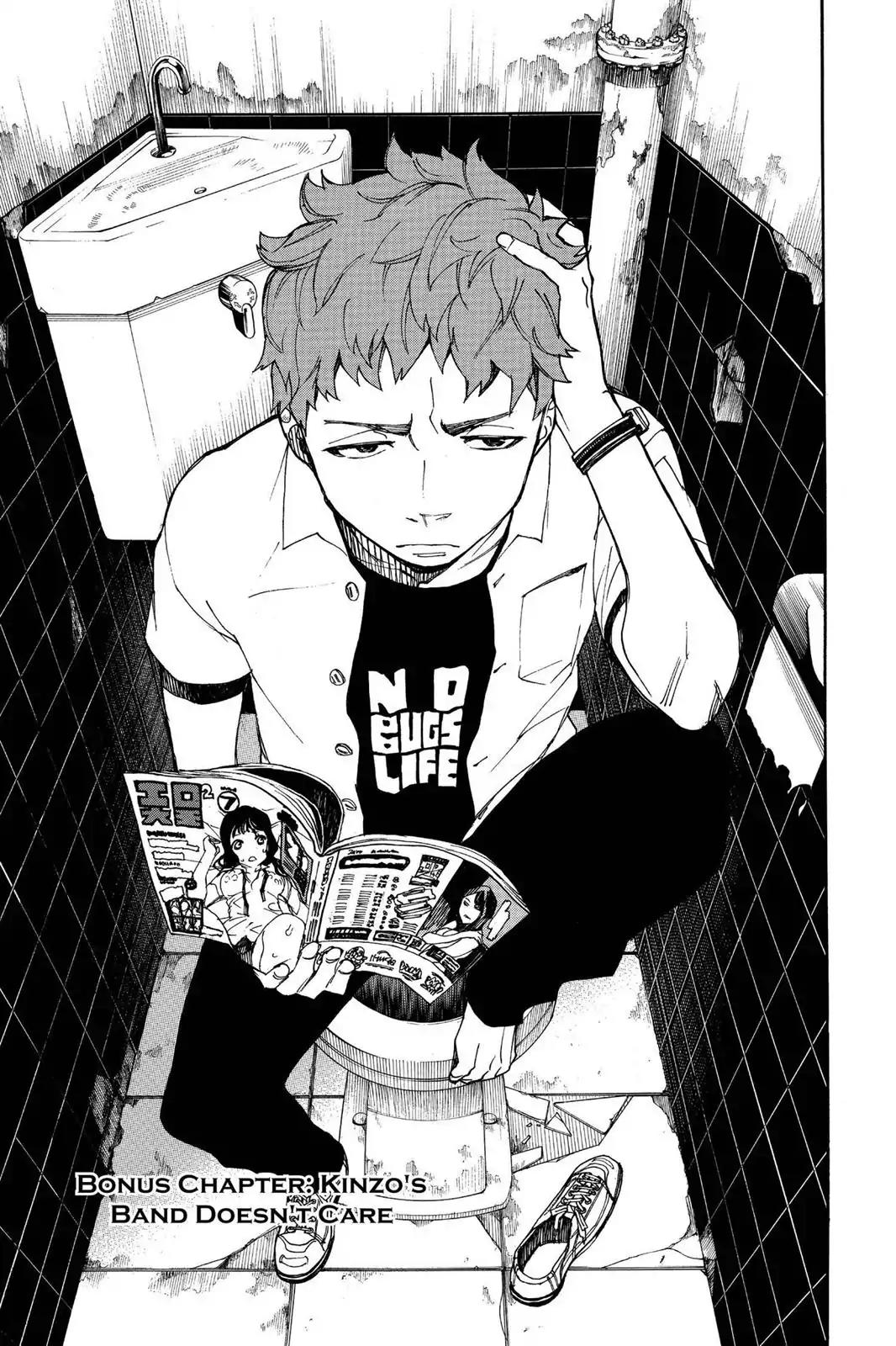 Ao no Exorcist Chapter 41.5 page 1 - Vol.10 Chapter Bonus: Kinzo's Band Doesn't Care