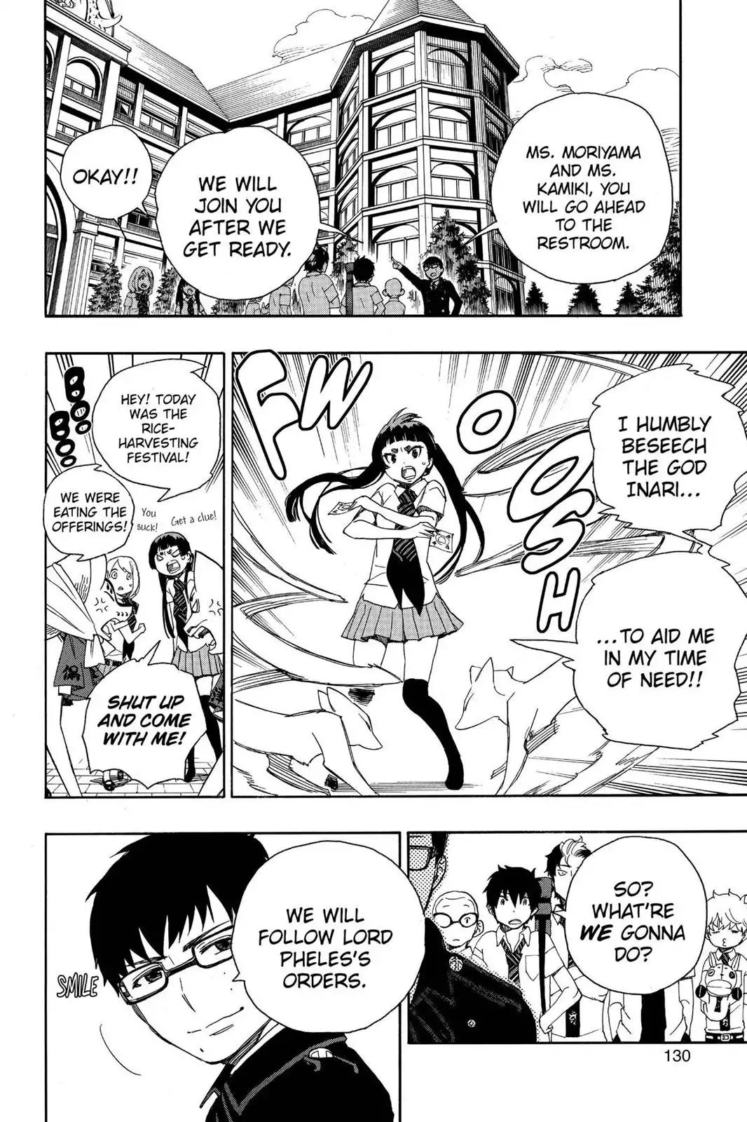 Ao no Exorcist Chapter 41 page 14 - Chapter 41: Where Secrets Are