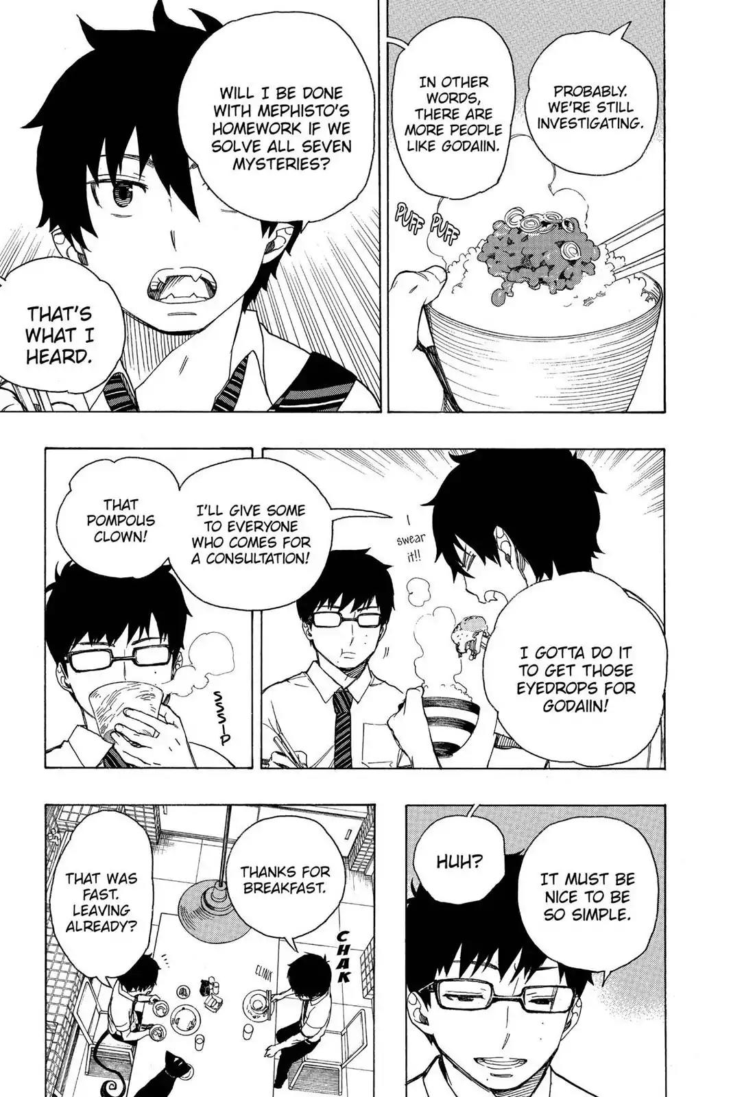 Ao no Exorcist Chapter 41 page 3 - Chapter 41: Where Secrets Are