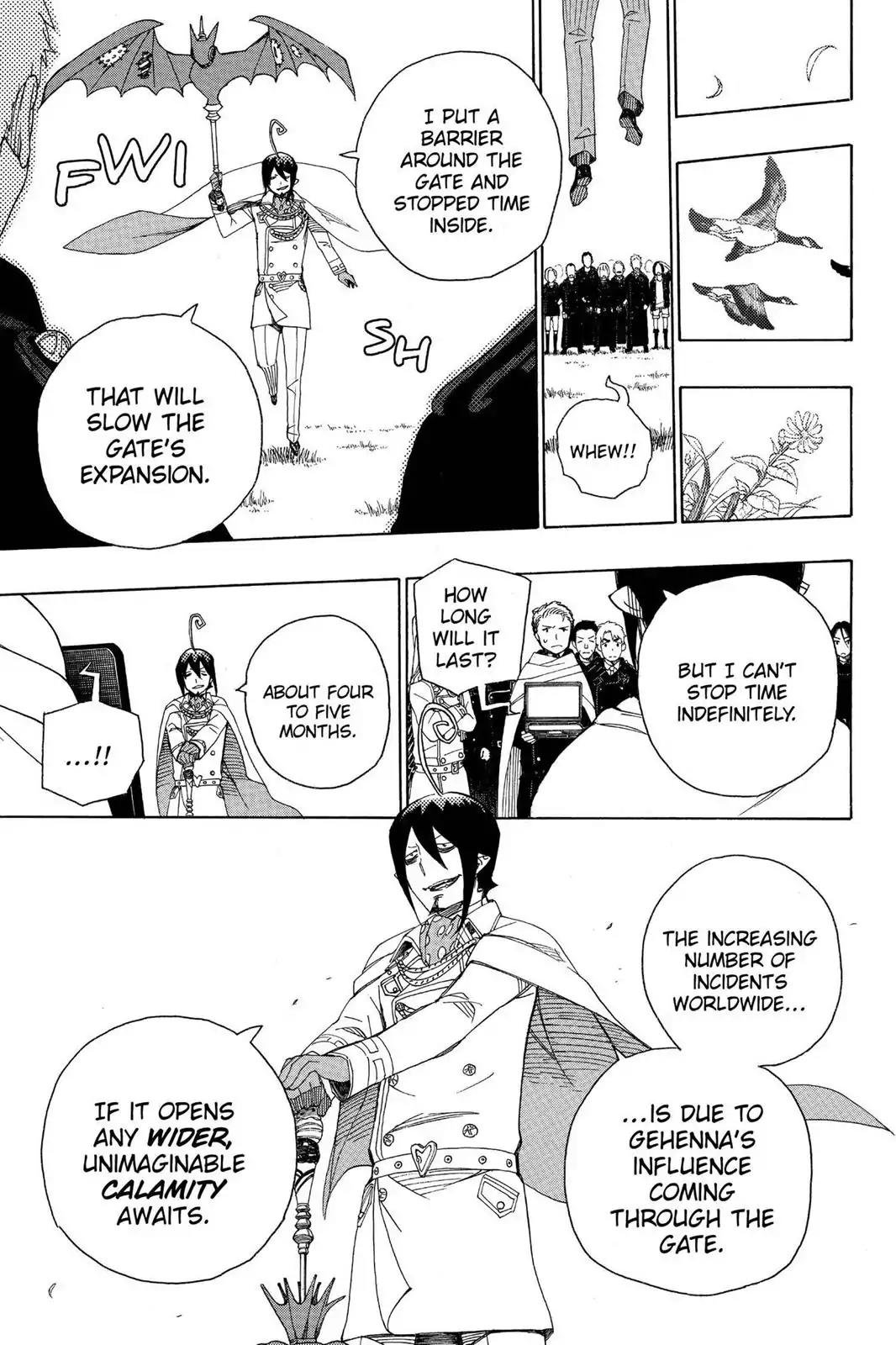Ao no Exorcist Chapter 41 page 33 - Chapter 41: Where Secrets Are