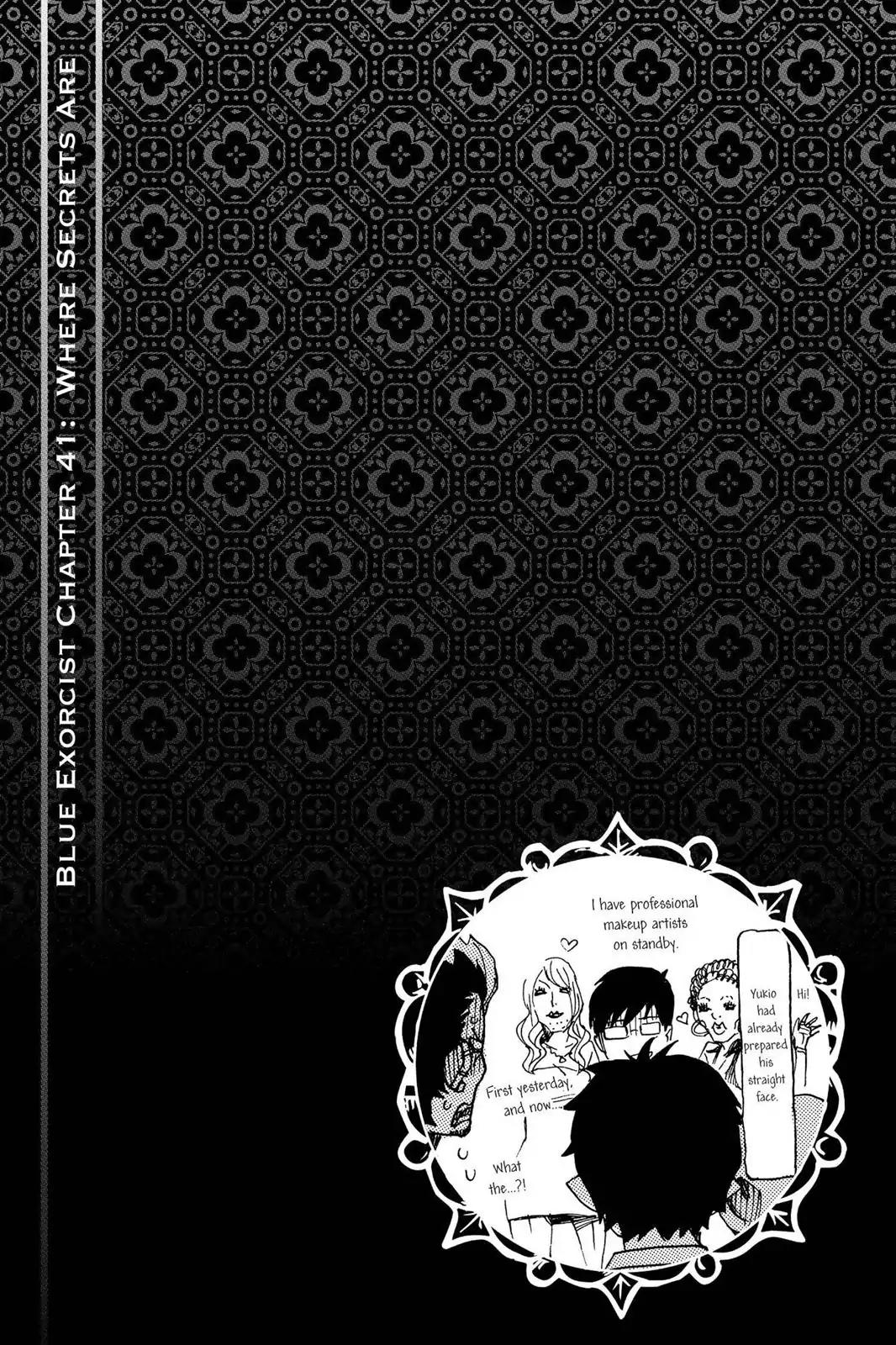 Ao no Exorcist Chapter 41 page 36 - Chapter 41: Where Secrets Are