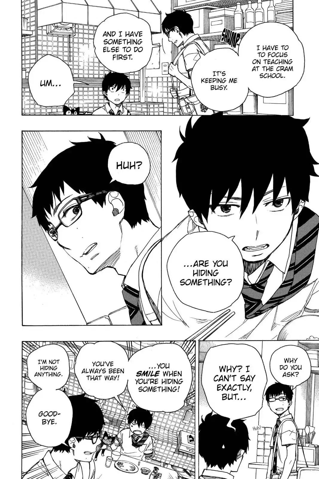 Ao no Exorcist Chapter 41 page 4 - Chapter 41: Where Secrets Are
