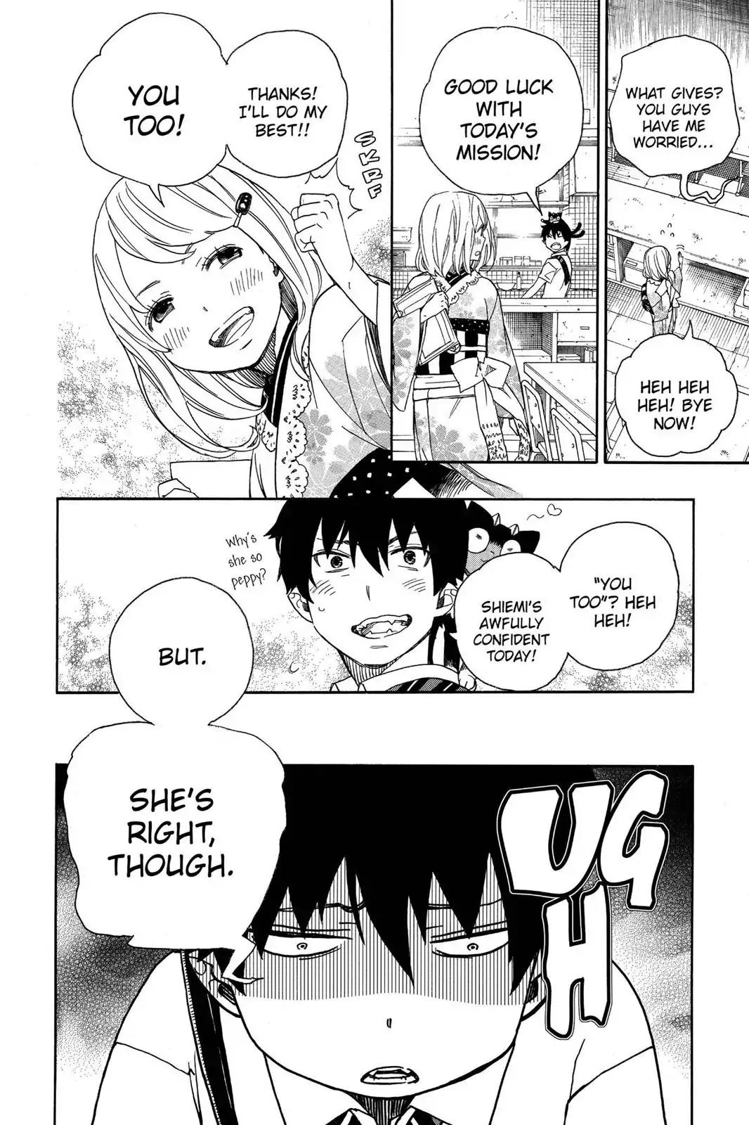 Ao no Exorcist Chapter 41 page 6 - Chapter 41: Where Secrets Are