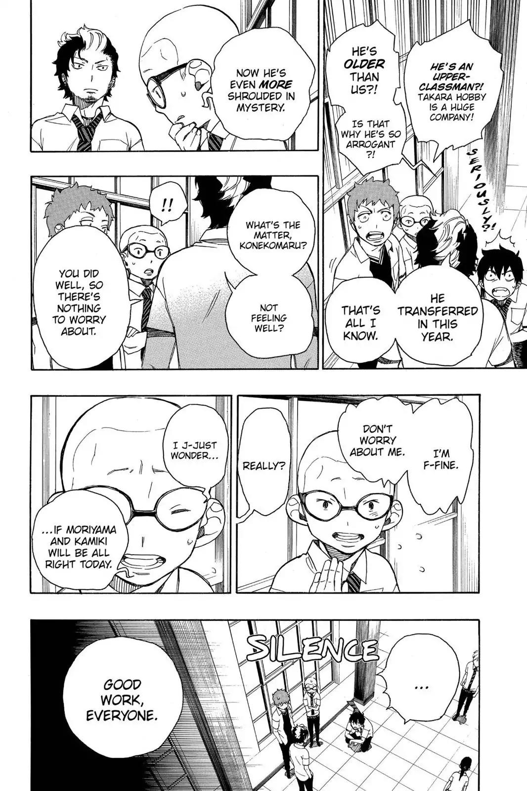 Ao no Exorcist Chapter 41 page 8 - Chapter 41: Where Secrets Are