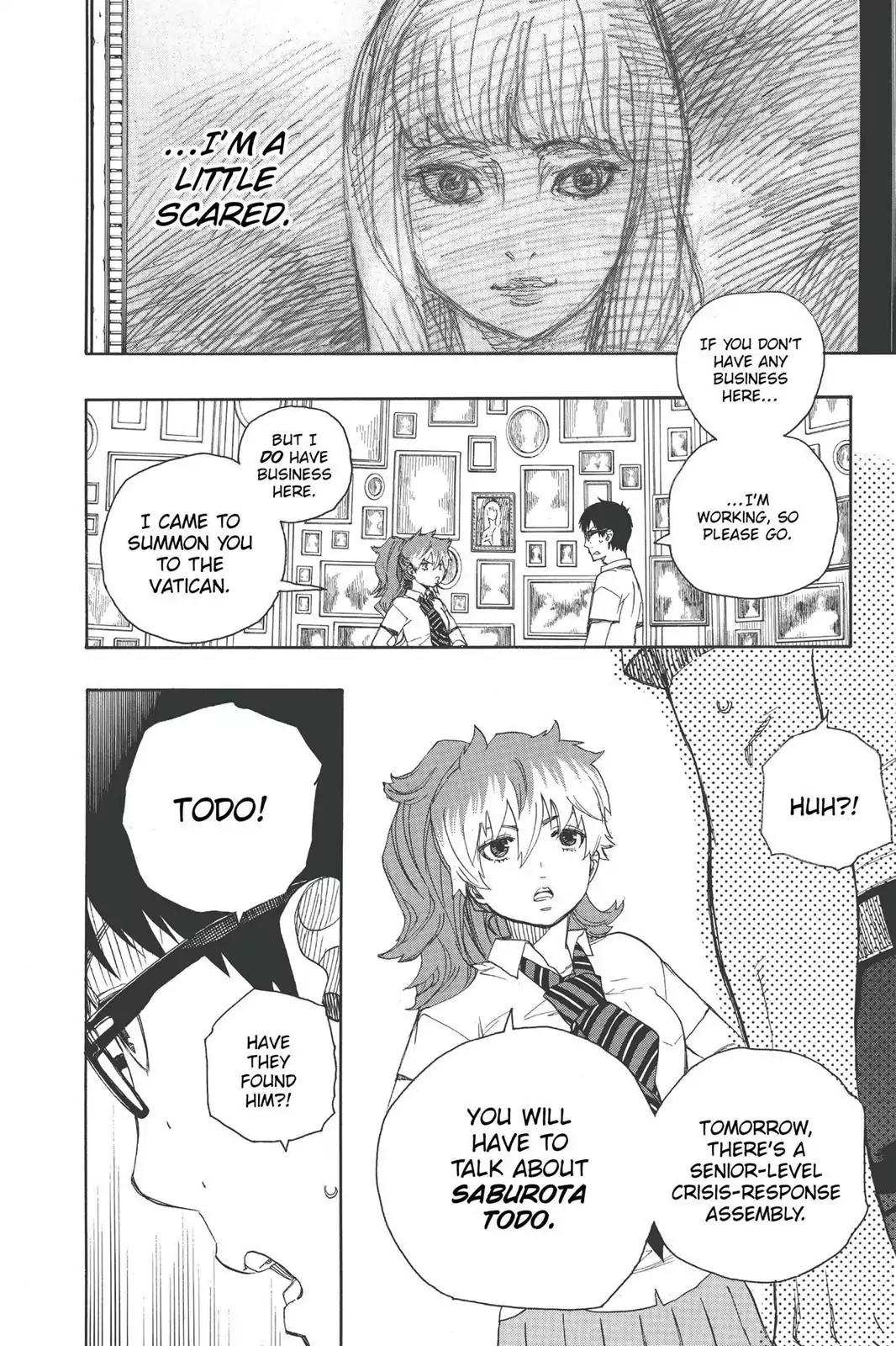 Ao no Exorcist Chapter 42 page 13 - Chapter 42: The World's Astir
