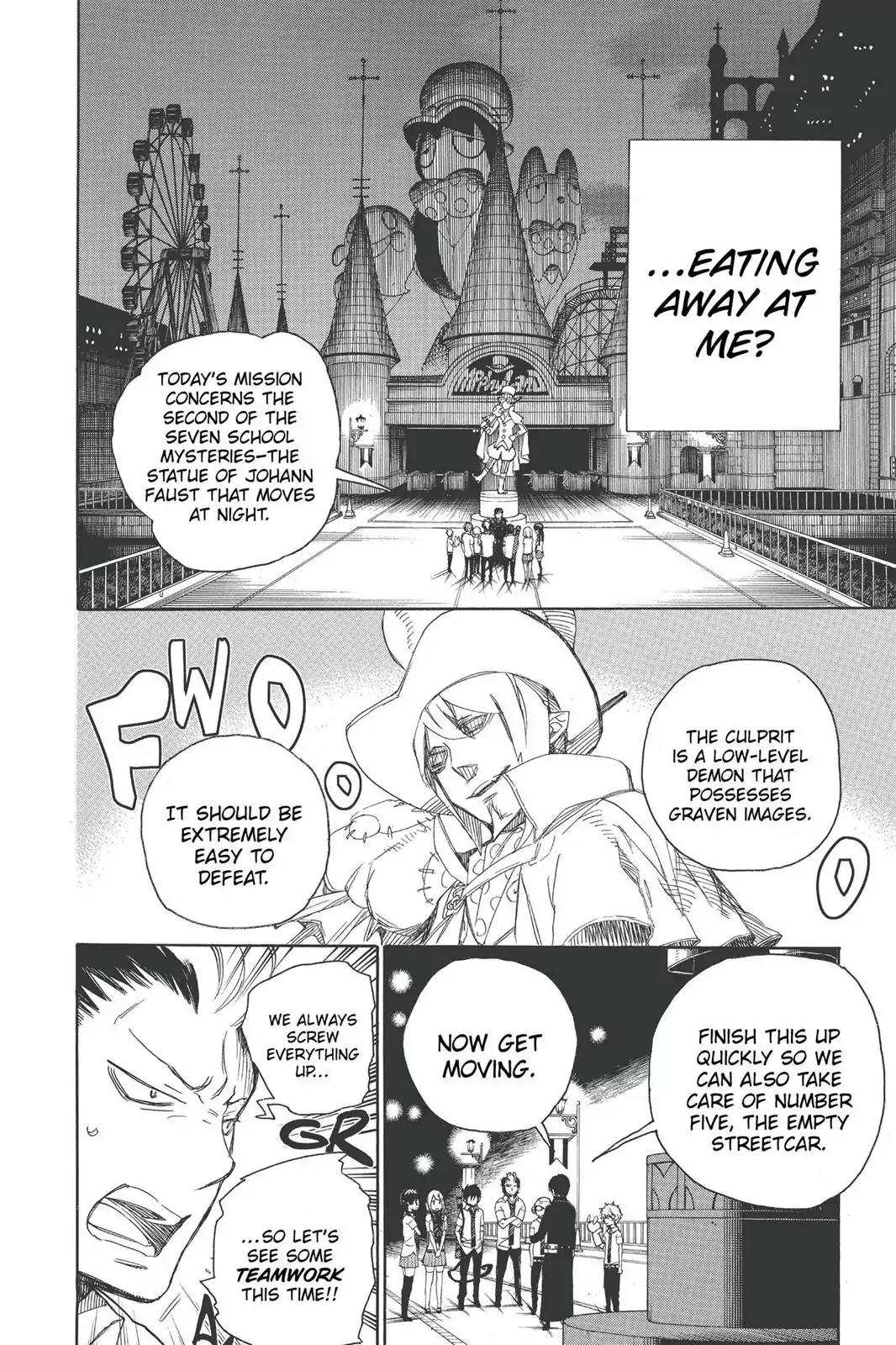 Ao no Exorcist Chapter 42 page 15 - Chapter 42: The World's Astir