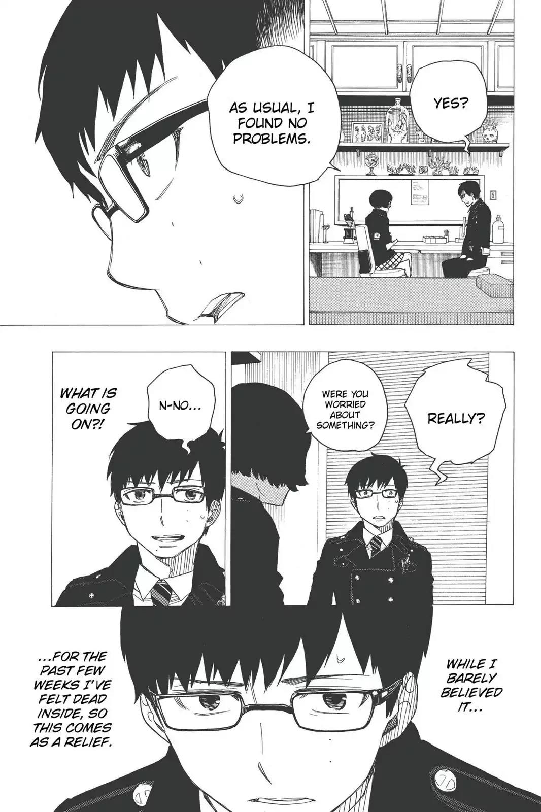 Ao no Exorcist Chapter 42 page 18 - Chapter 42: The World's Astir