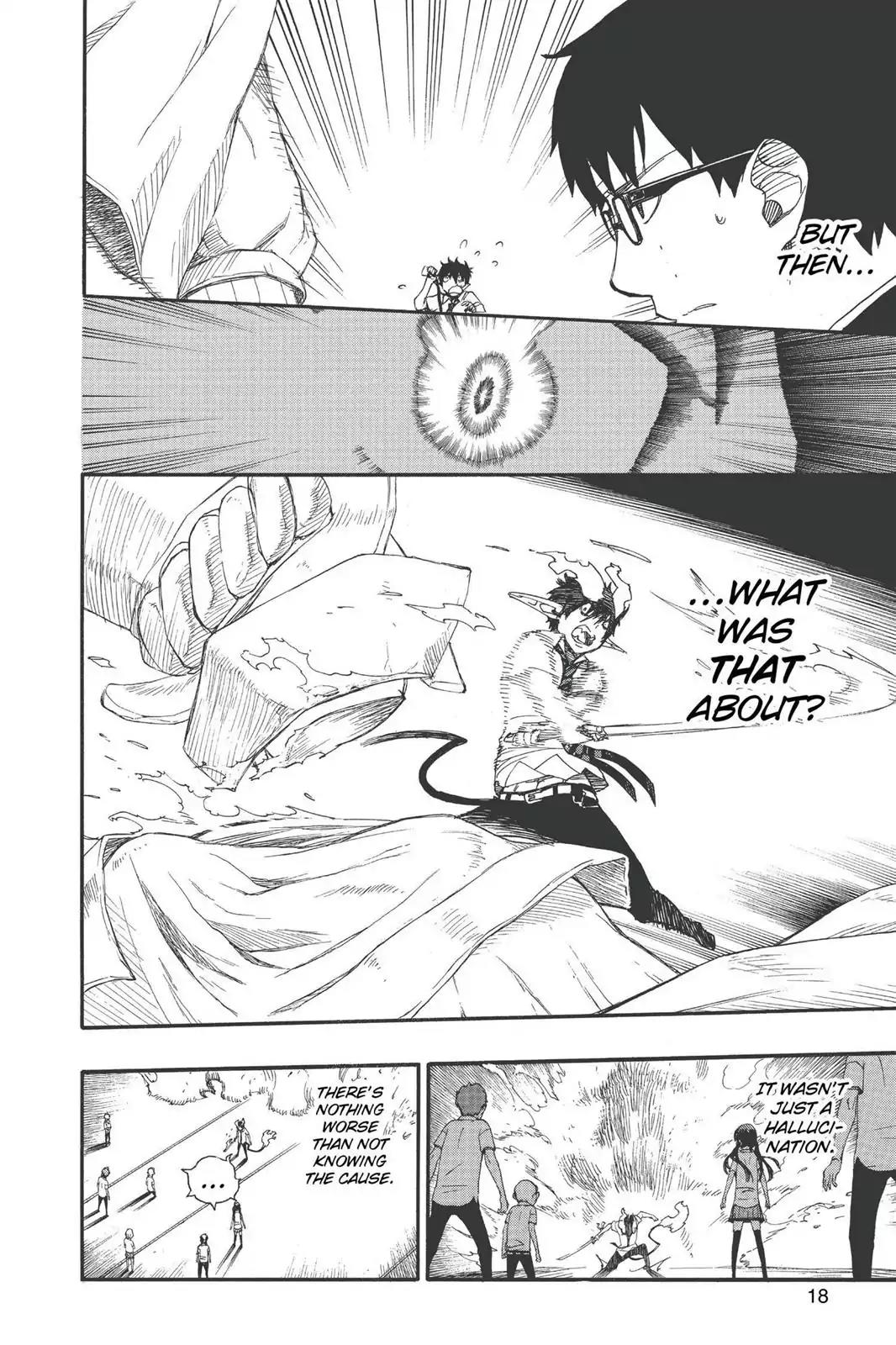 Ao no Exorcist Chapter 42 page 19 - Chapter 42: The World's Astir