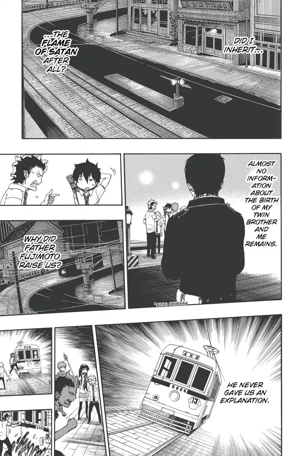 Ao no Exorcist Chapter 42 page 20 - Chapter 42: The World's Astir