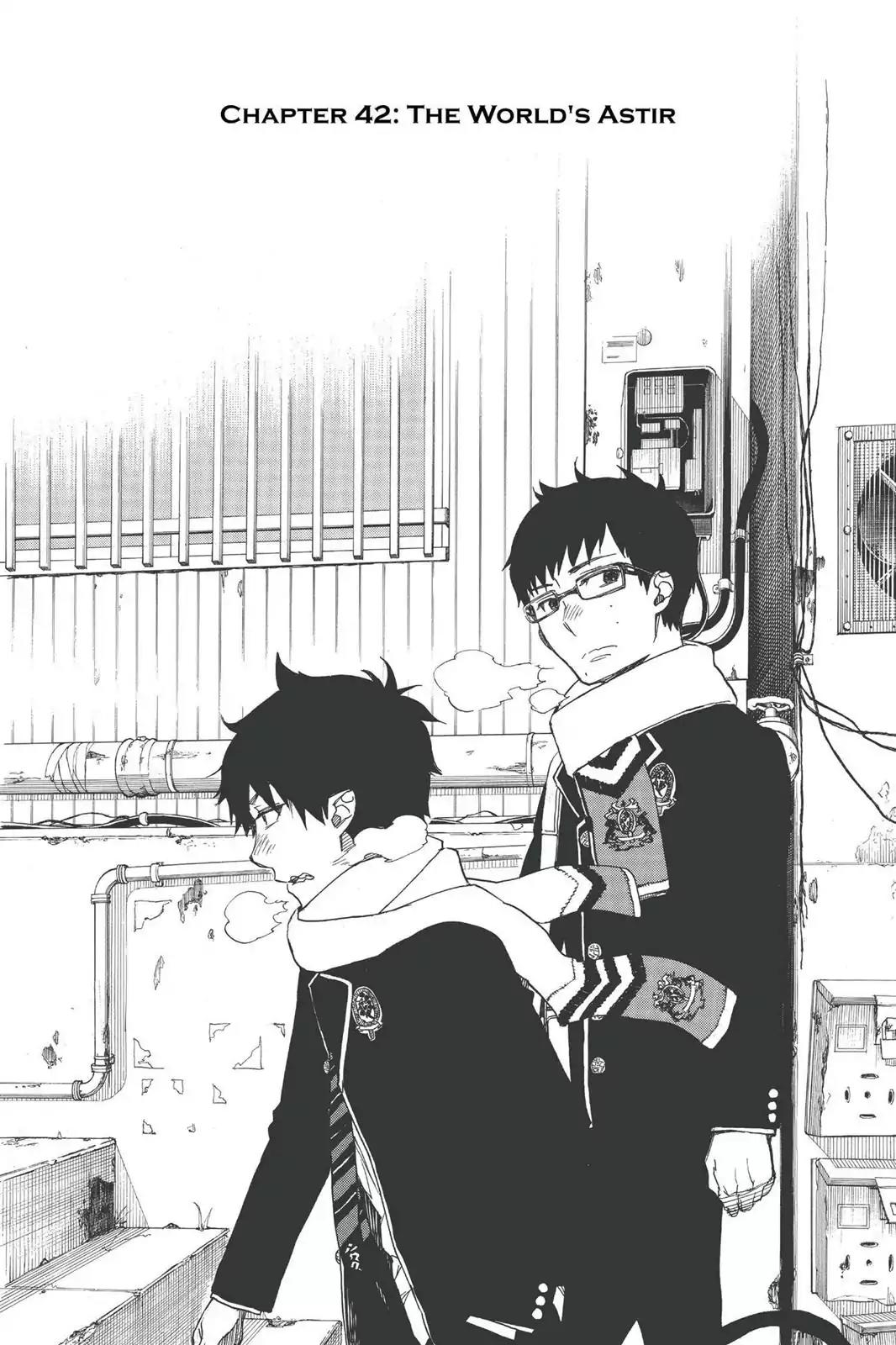 Ao no Exorcist Chapter 42 page 8 - Chapter 42: The World's Astir