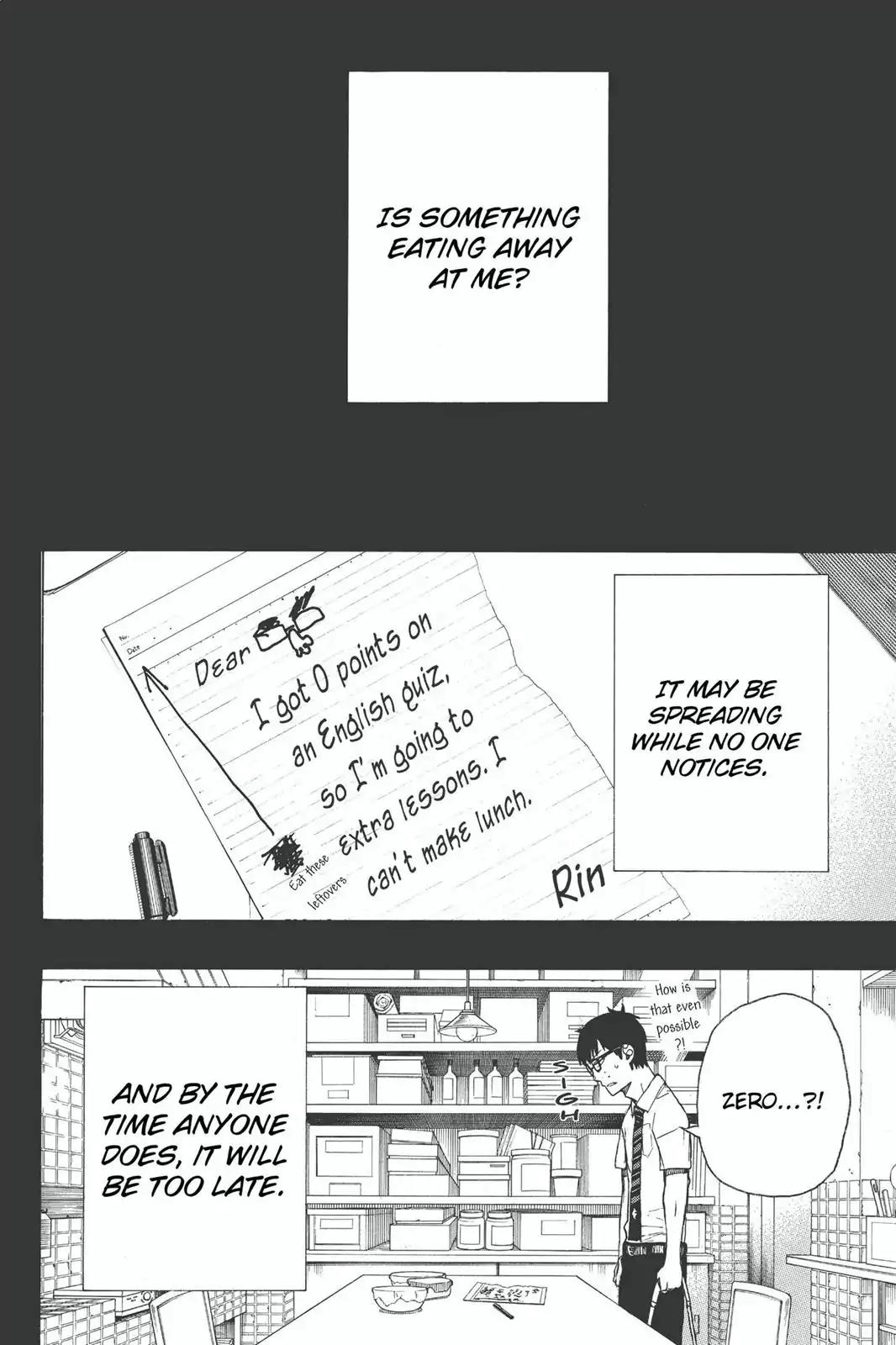 Ao no Exorcist Chapter 42 page 9 - Chapter 42: The World's Astir
