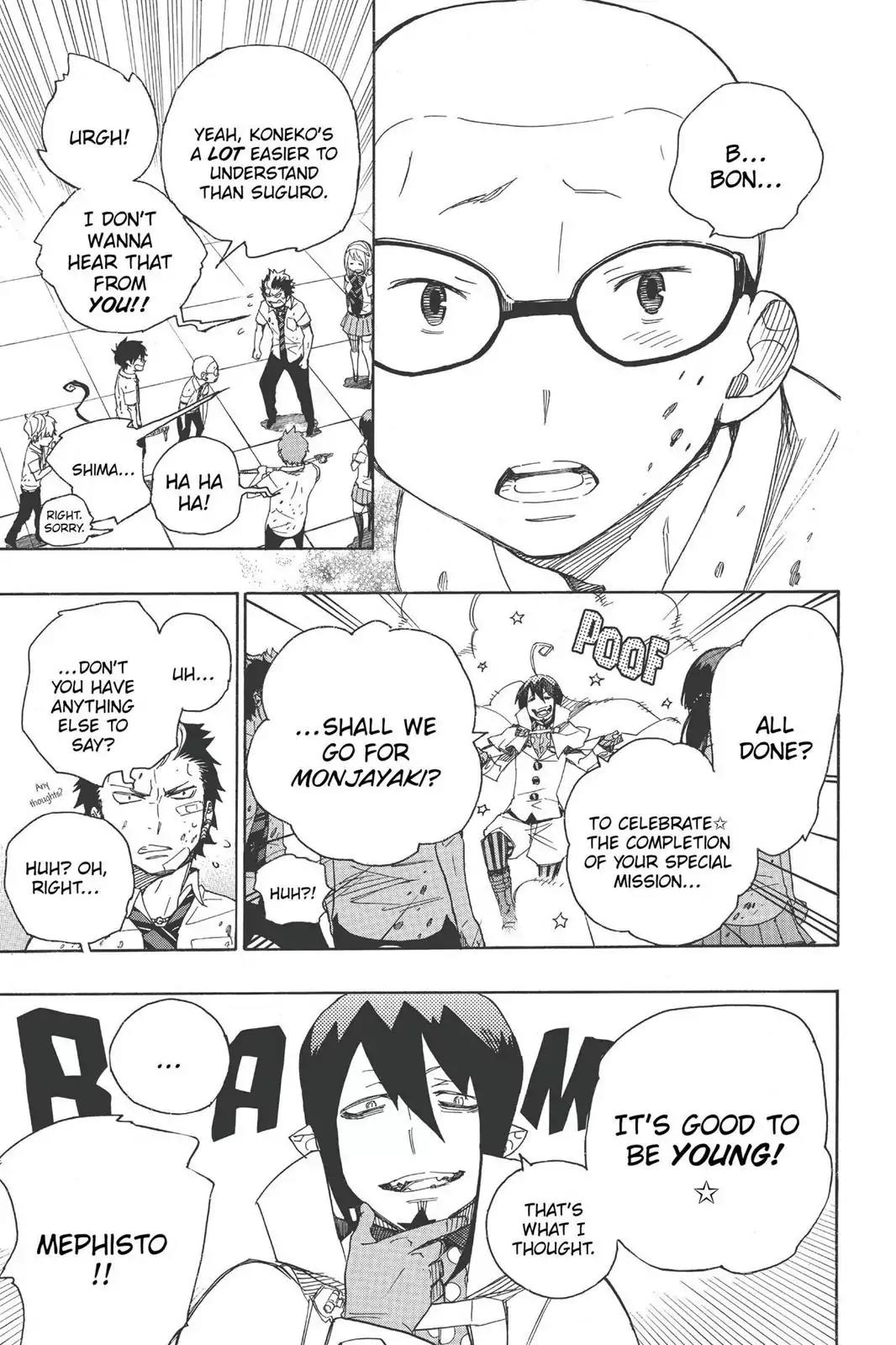 Ao no Exorcist Chapter 43 page 31 - Chapter 43: Friends