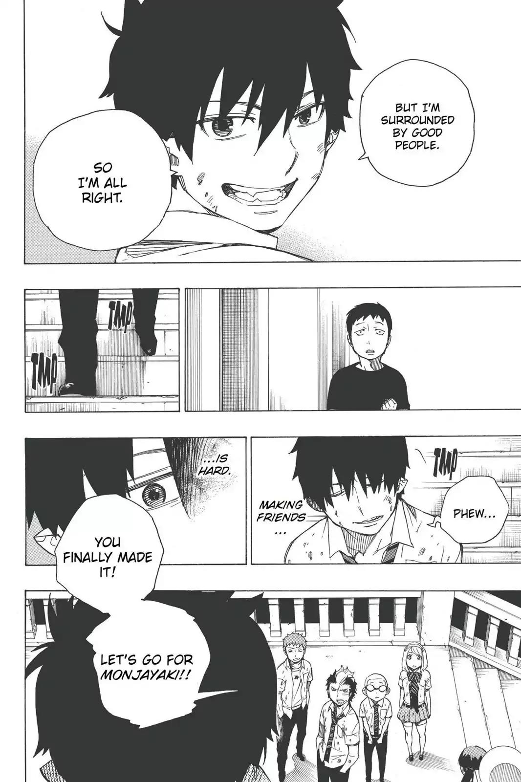 Ao no Exorcist Chapter 43 page 34 - Chapter 43: Friends