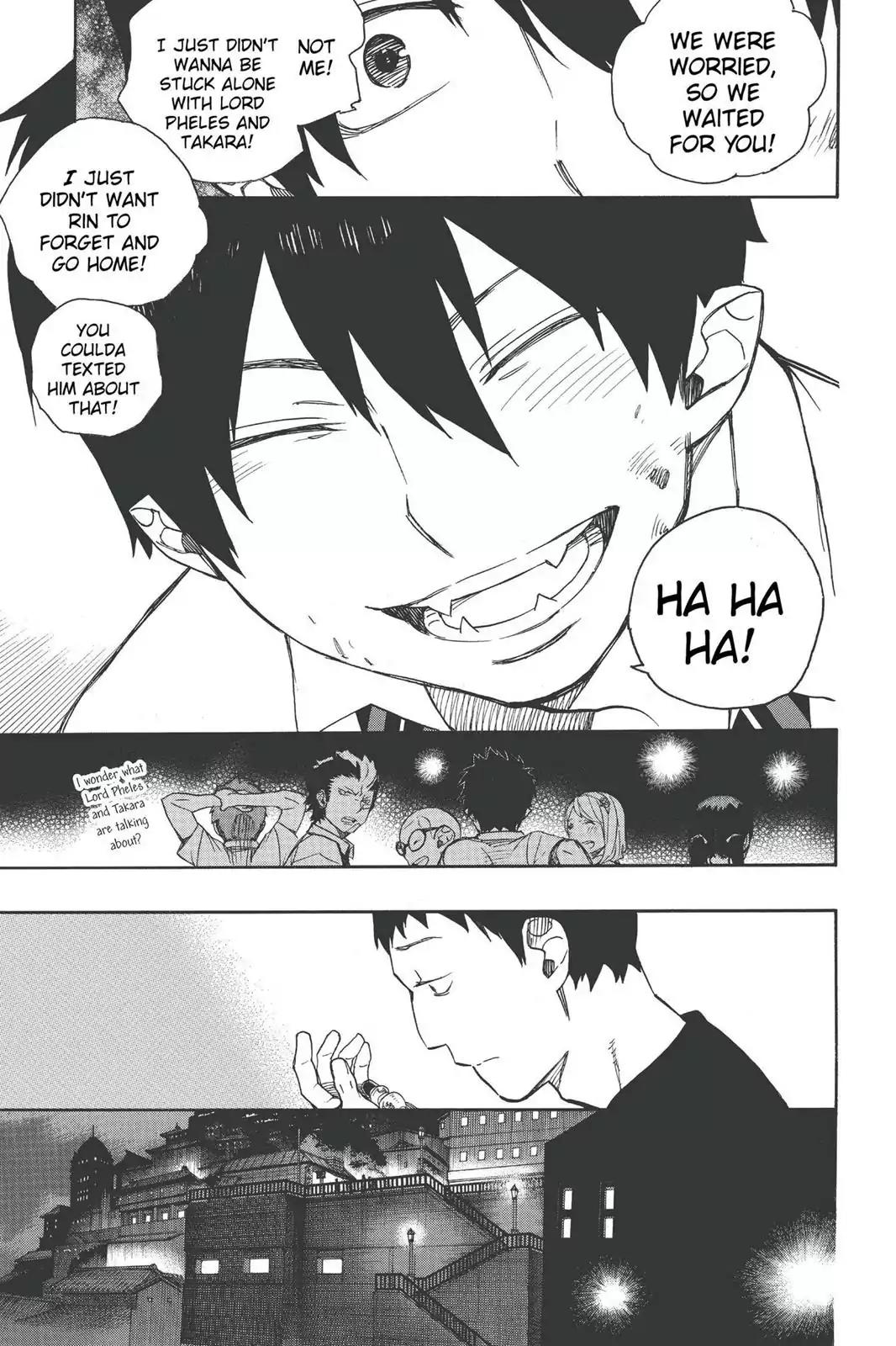 Ao no Exorcist Chapter 43 page 35 - Chapter 43: Friends