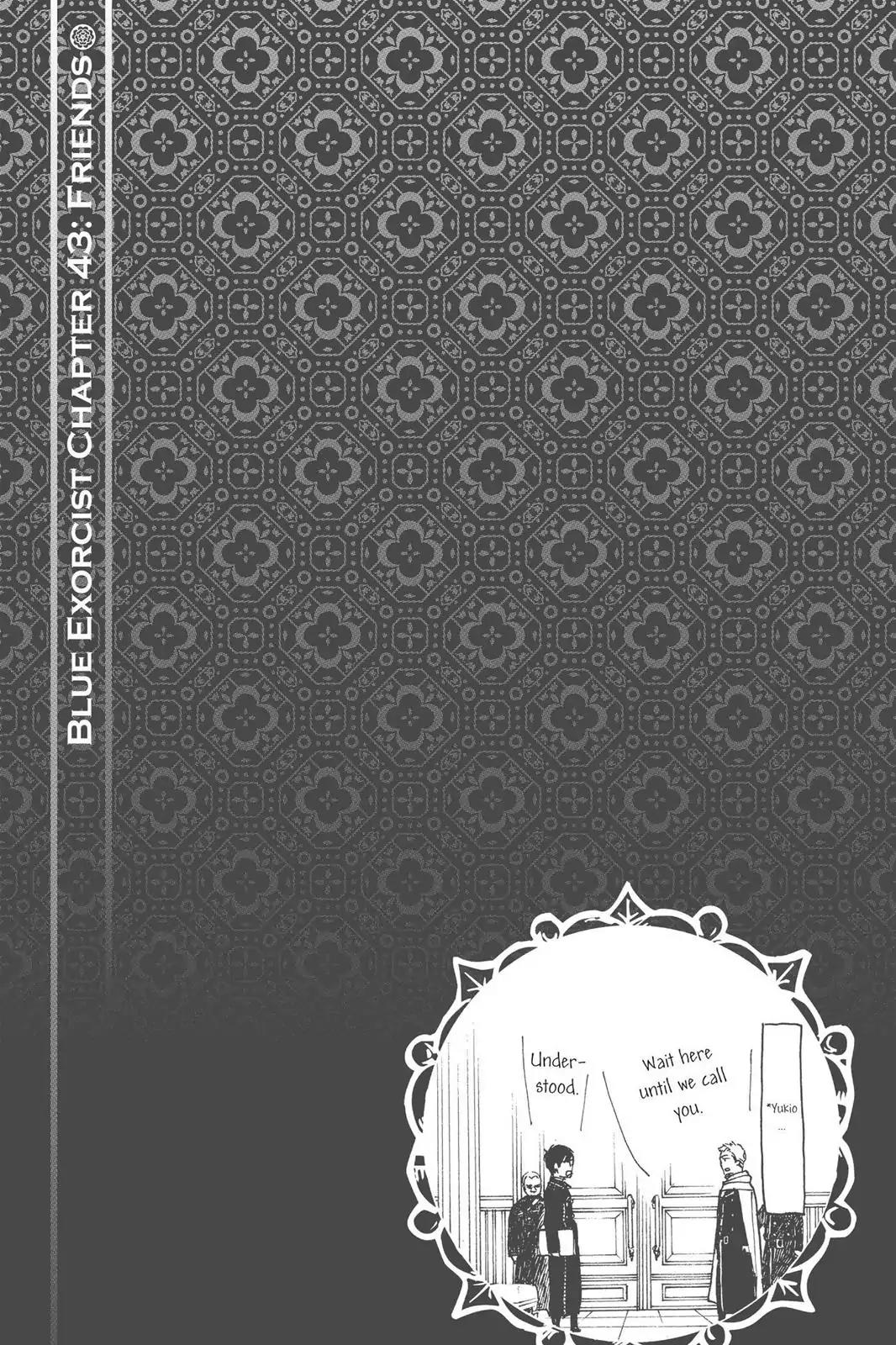 Ao no Exorcist Chapter 43 page 36 - Chapter 43: Friends