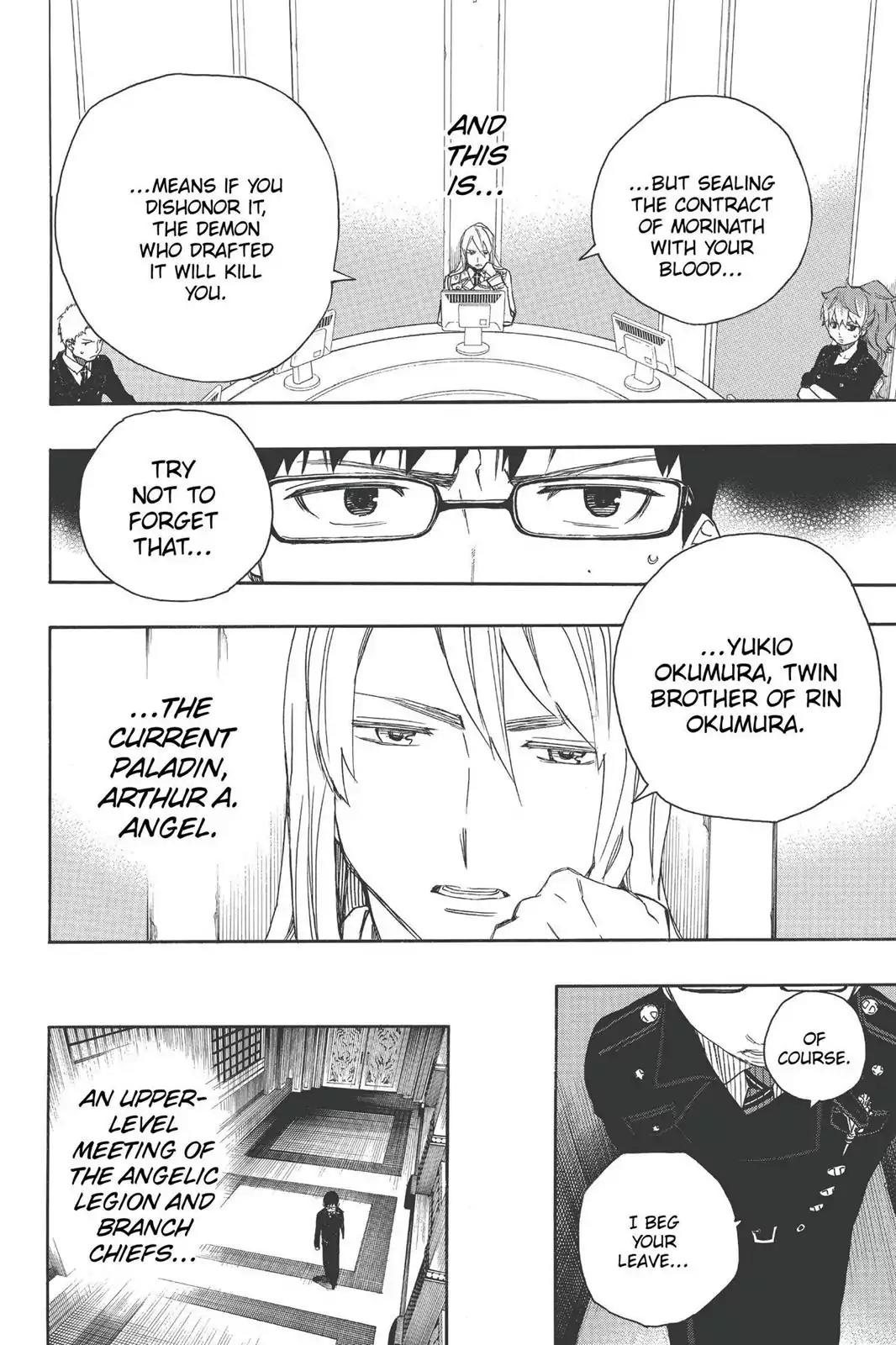 Ao no Exorcist Chapter 44 page 10 - Chapter 44: Mephisto's Ramblings