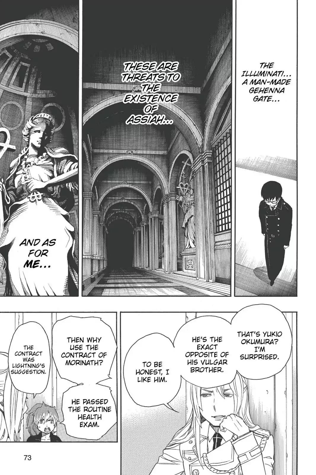 Ao no Exorcist Chapter 44 page 11 - Chapter 44: Mephisto's Ramblings