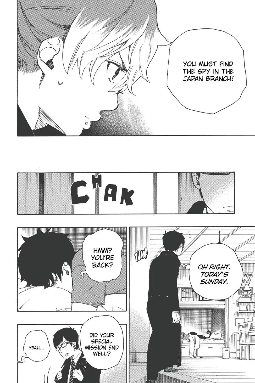 Ao no Exorcist Chapter 44 page 14 - Chapter 44: Mephisto's Ramblings