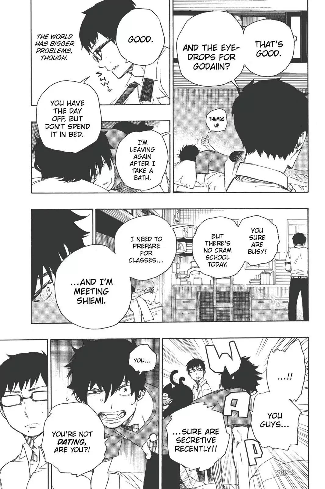Ao no Exorcist Chapter 44 page 15 - Chapter 44: Mephisto's Ramblings