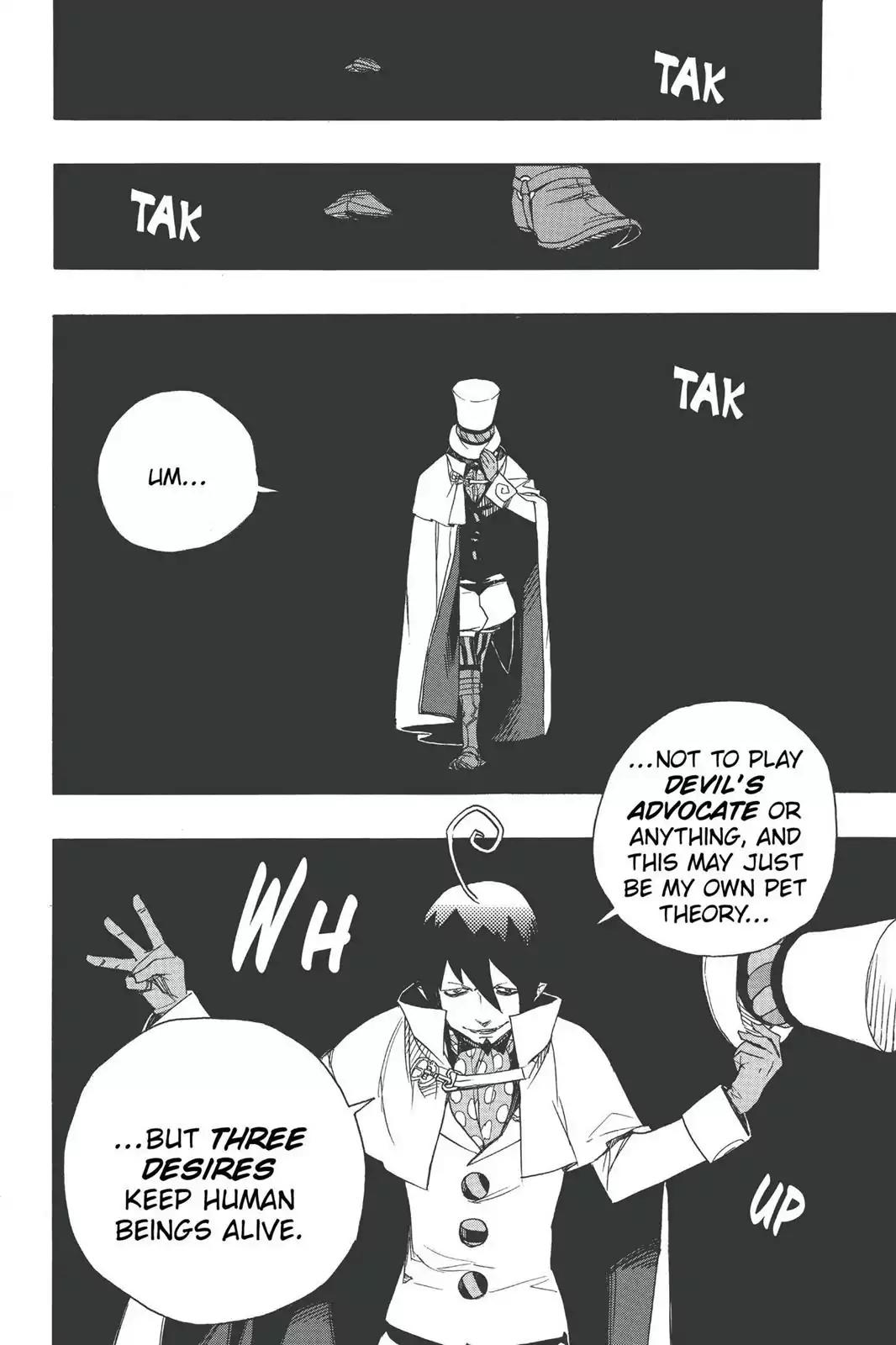 Ao no Exorcist Chapter 44 page 2 - Chapter 44: Mephisto's Ramblings