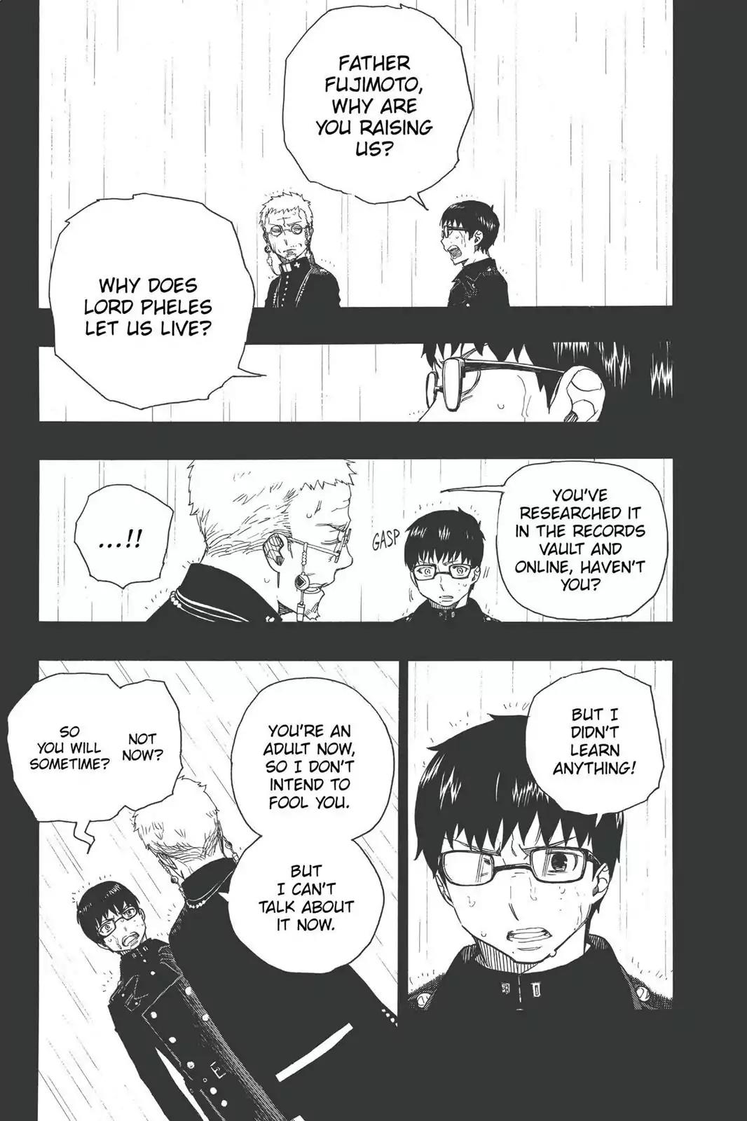 Ao no Exorcist Chapter 44 page 20 - Chapter 44: Mephisto's Ramblings
