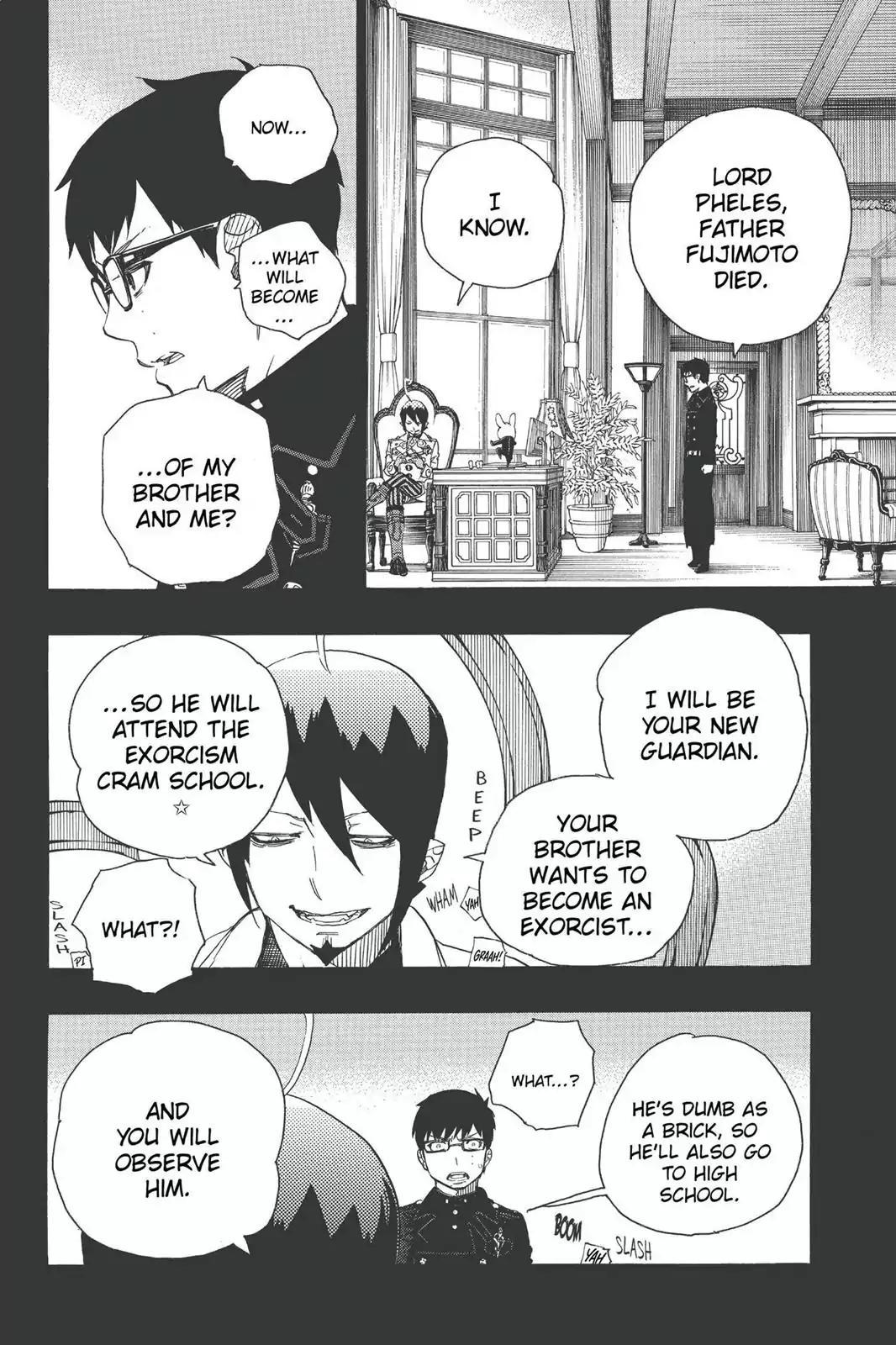 Ao no Exorcist Chapter 44 page 22 - Chapter 44: Mephisto's Ramblings
