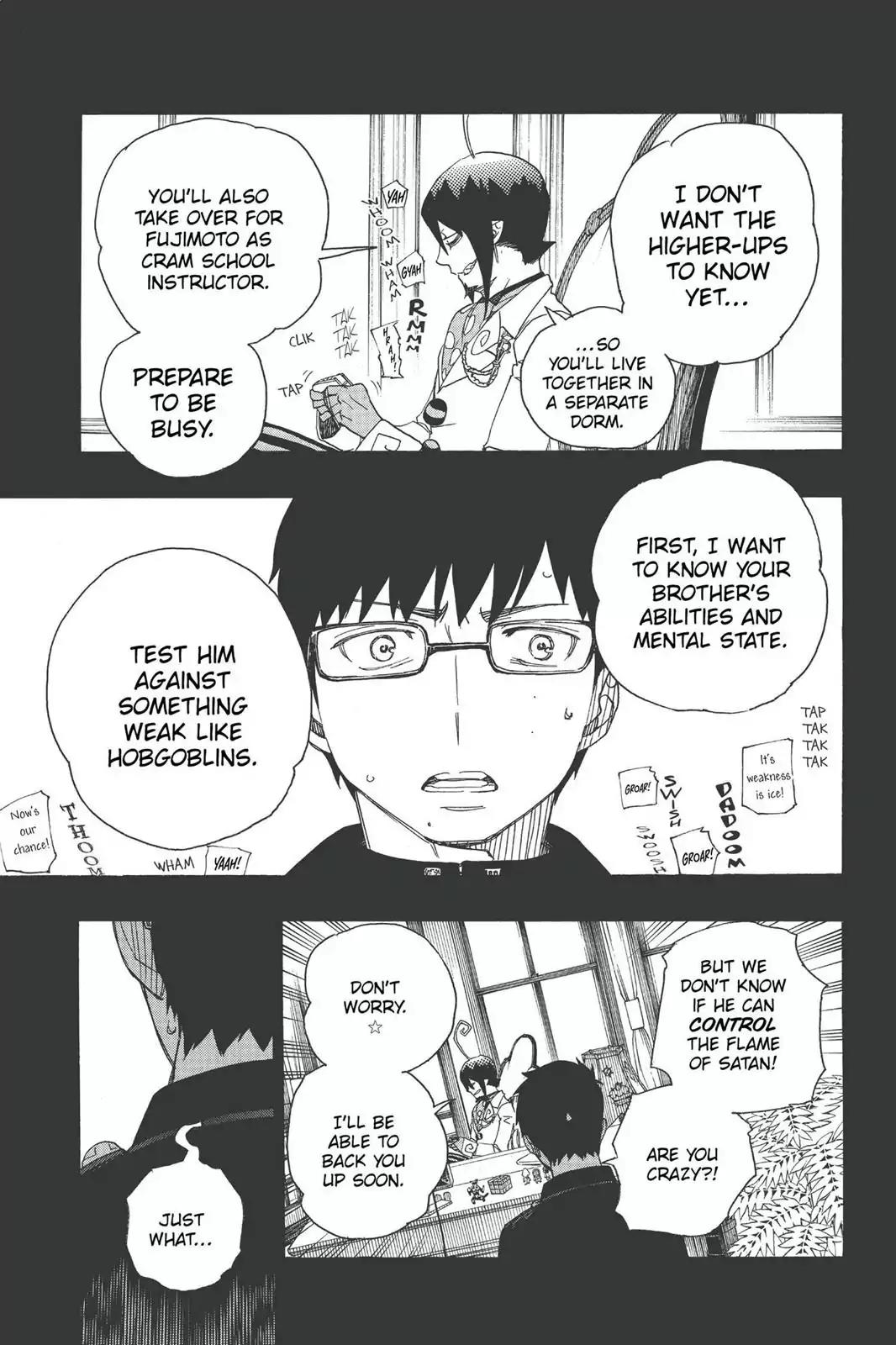 Ao no Exorcist Chapter 44 page 23 - Chapter 44: Mephisto's Ramblings