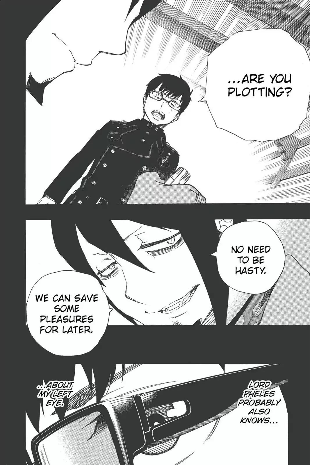Ao no Exorcist Chapter 44 page 24 - Chapter 44: Mephisto's Ramblings