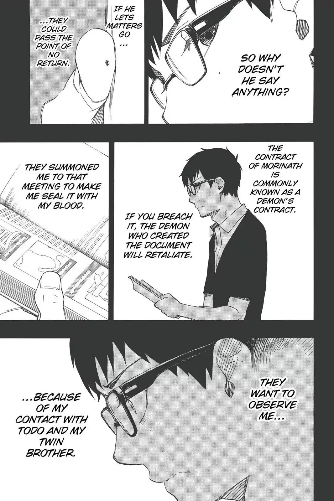 Ao no Exorcist Chapter 44 page 25 - Chapter 44: Mephisto's Ramblings