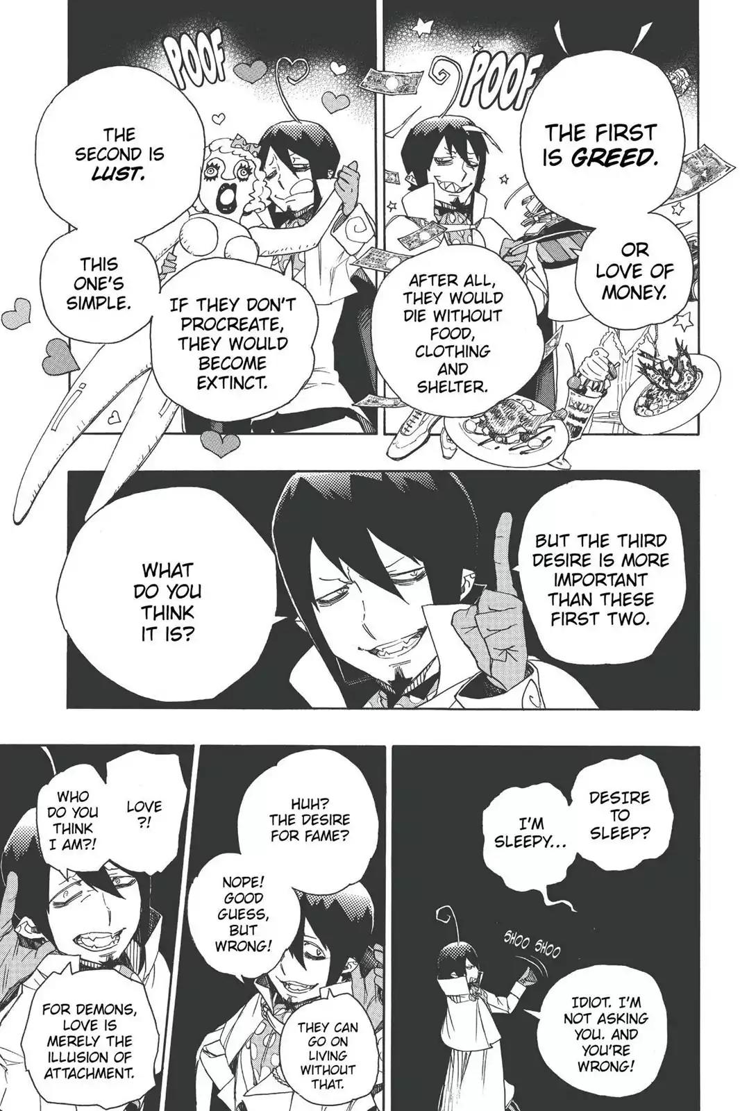 Ao no Exorcist Chapter 44 page 3 - Chapter 44: Mephisto's Ramblings