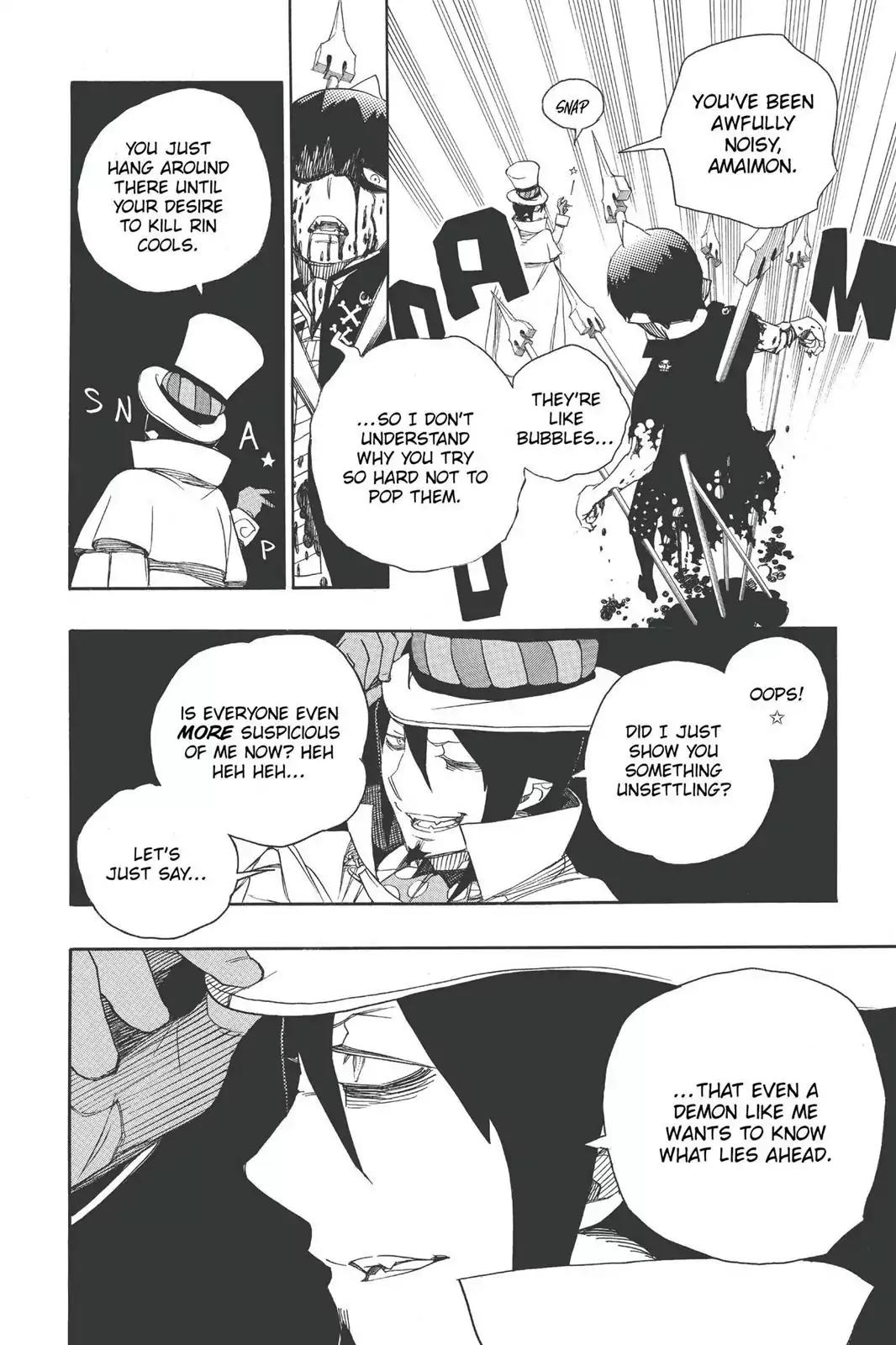 Ao no Exorcist Chapter 44 page 34 - Chapter 44: Mephisto's Ramblings