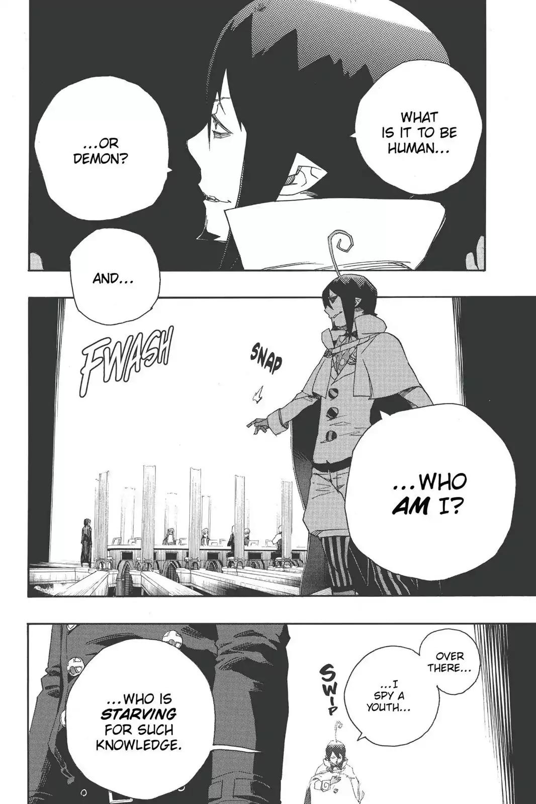 Ao no Exorcist Chapter 44 page 6 - Chapter 44: Mephisto's Ramblings