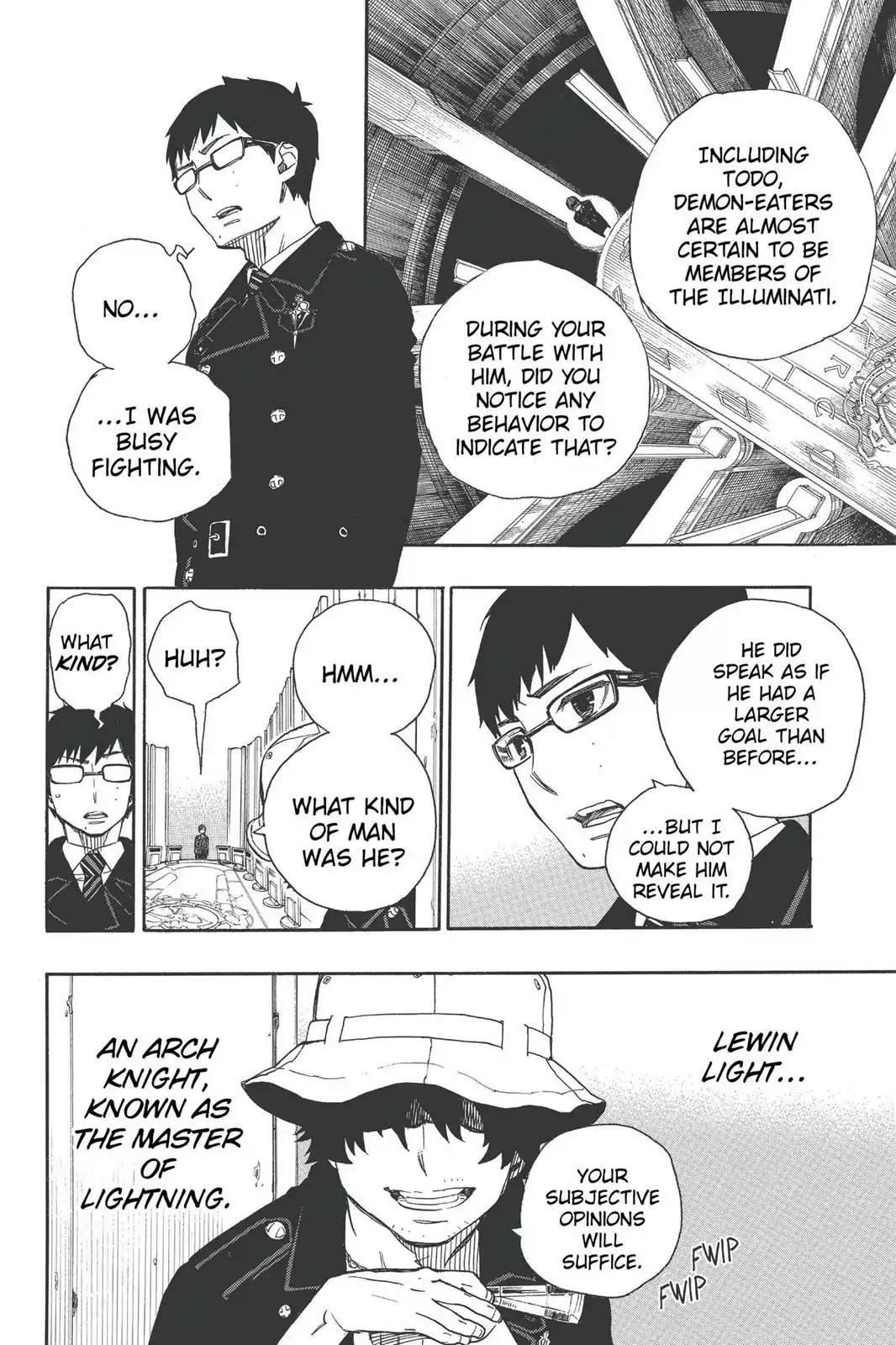 Ao no Exorcist Chapter 44 page 8 - Chapter 44: Mephisto's Ramblings