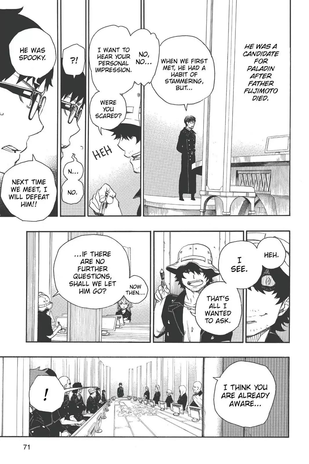 Ao no Exorcist Chapter 44 page 9 - Chapter 44: Mephisto's Ramblings
