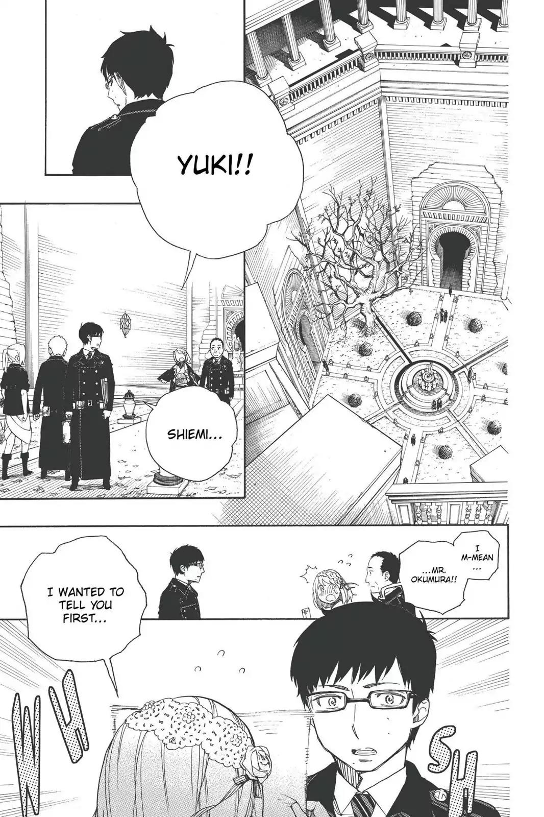 Ao no Exorcist Chapter 45 page 1 - Chapter 45: The Walking Dead of Youth