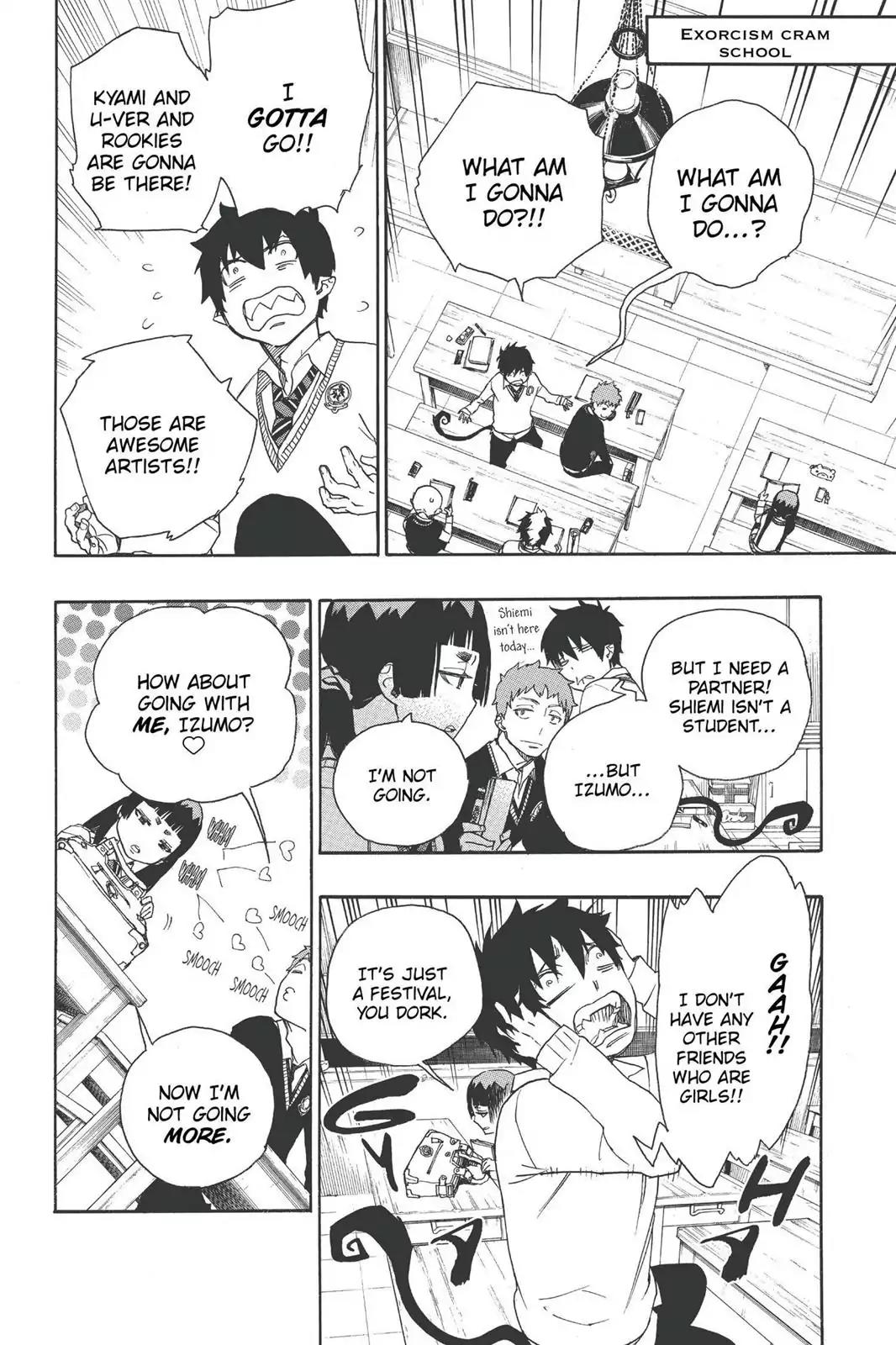 Ao no Exorcist Chapter 45 page 10 - Chapter 45: The Walking Dead of Youth