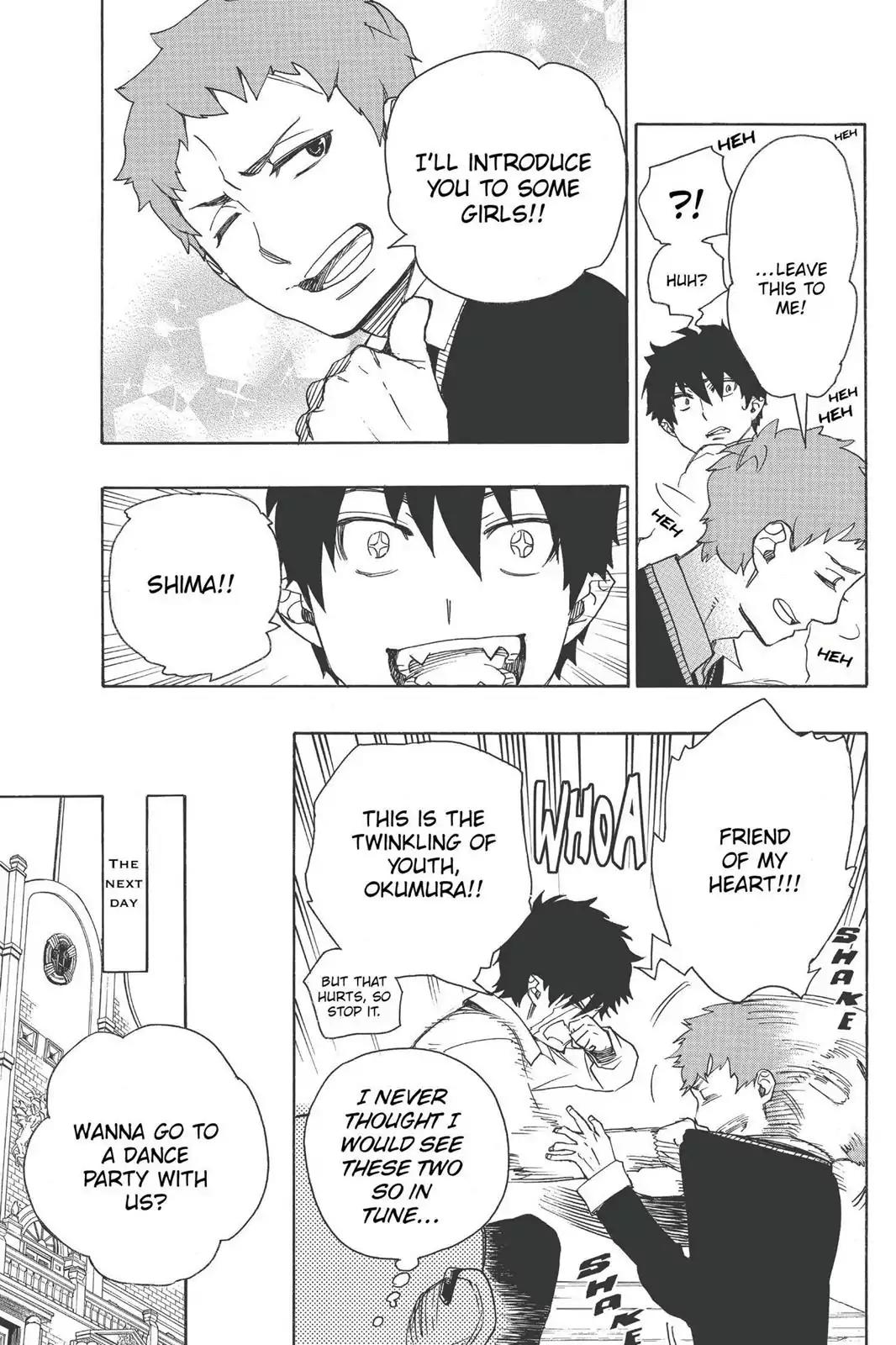 Ao no Exorcist Chapter 45 page 15 - Chapter 45: The Walking Dead of Youth