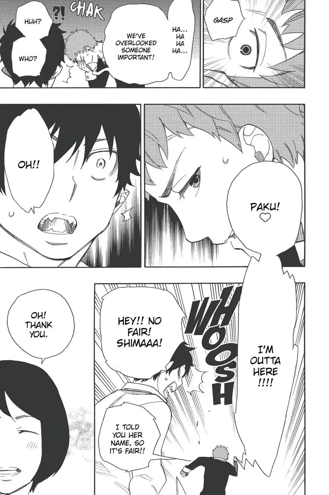 Ao no Exorcist Chapter 45 page 17 - Chapter 45: The Walking Dead of Youth