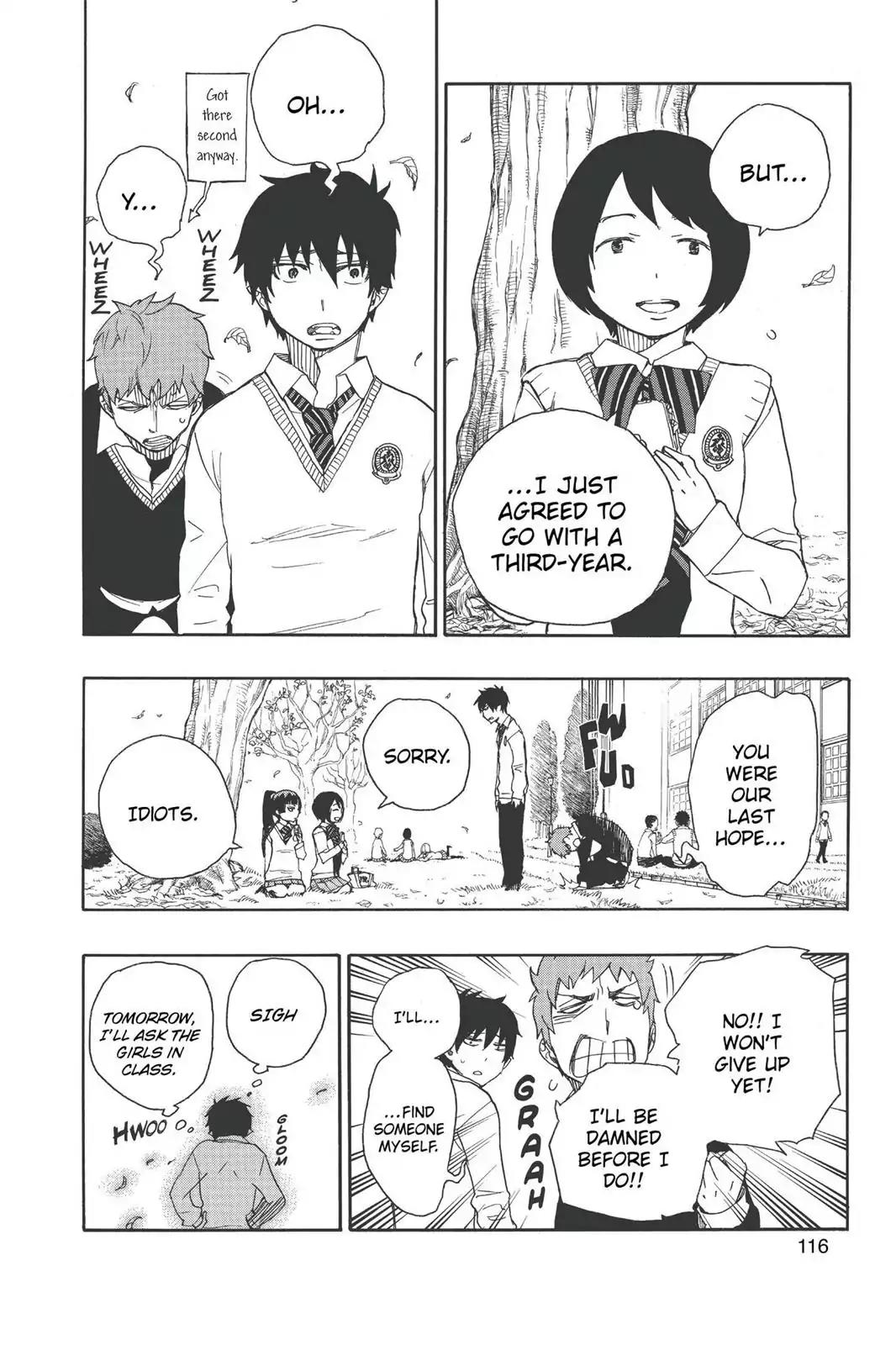 Ao no Exorcist Chapter 45 page 18 - Chapter 45: The Walking Dead of Youth