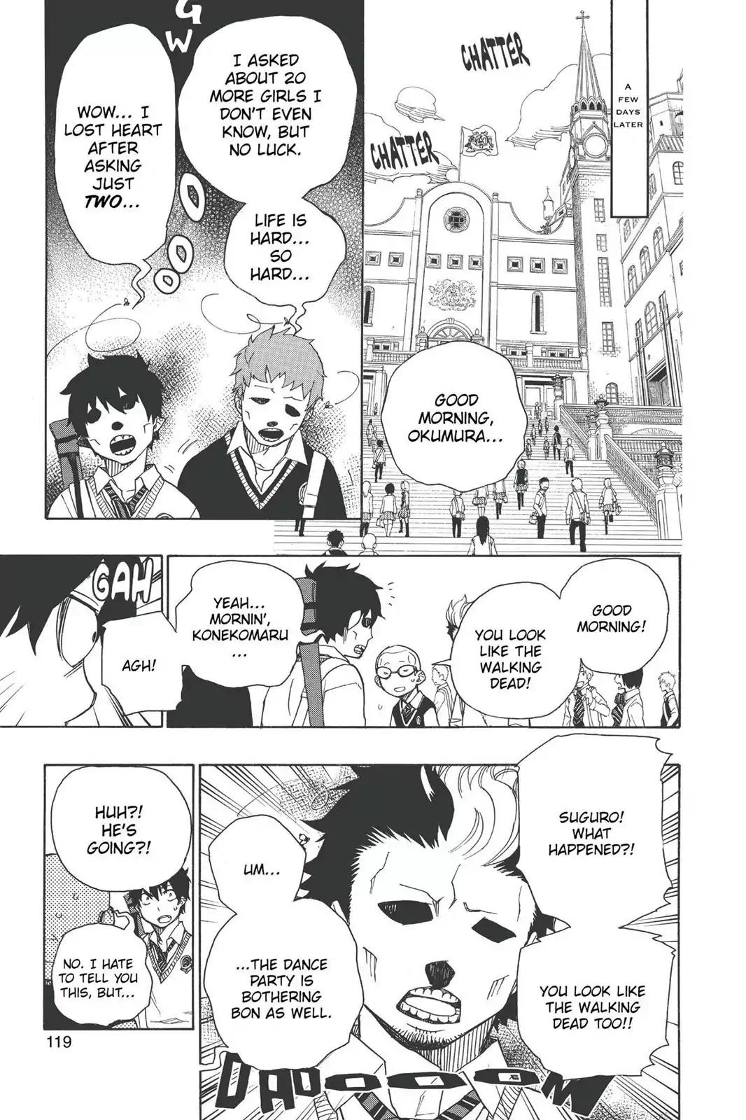 Ao no Exorcist Chapter 45 page 21 - Chapter 45: The Walking Dead of Youth