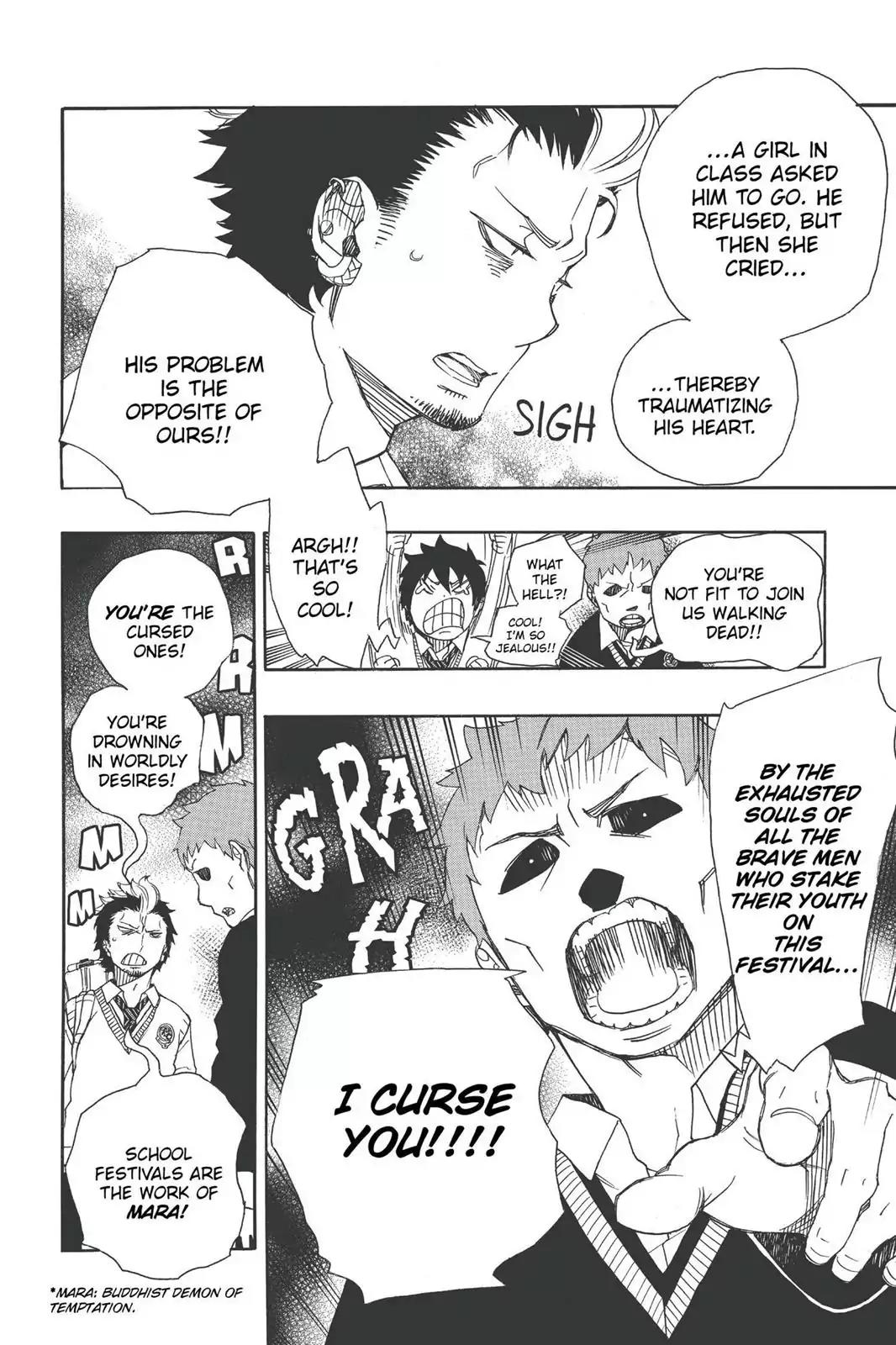 Ao no Exorcist Chapter 45 page 22 - Chapter 45: The Walking Dead of Youth