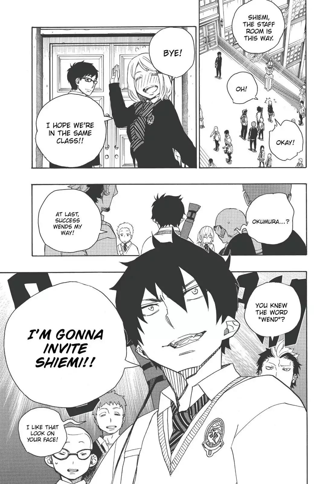 Ao no Exorcist Chapter 45 page 25 - Chapter 45: The Walking Dead of Youth