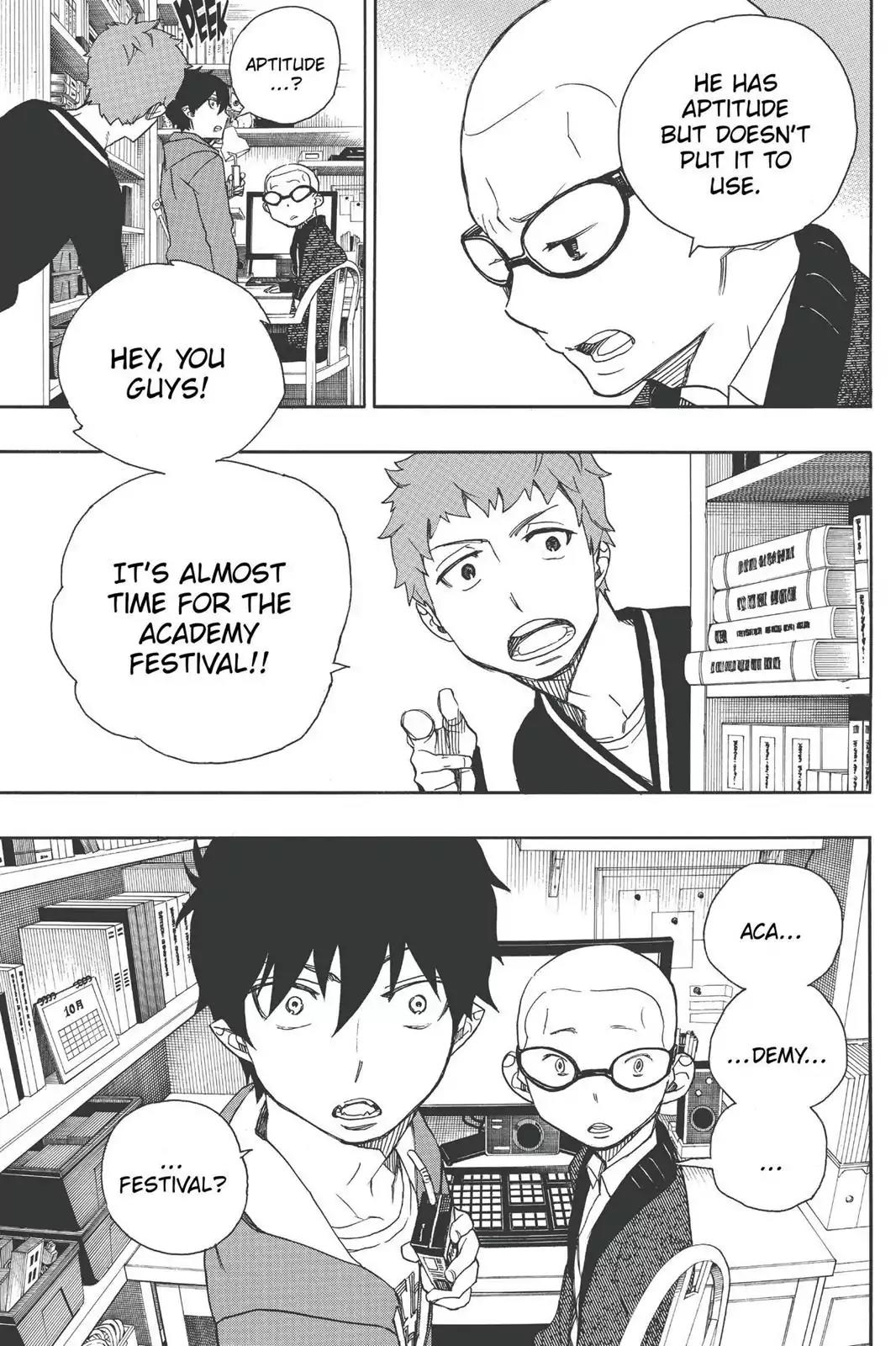 Ao no Exorcist Chapter 45 page 5 - Chapter 45: The Walking Dead of Youth