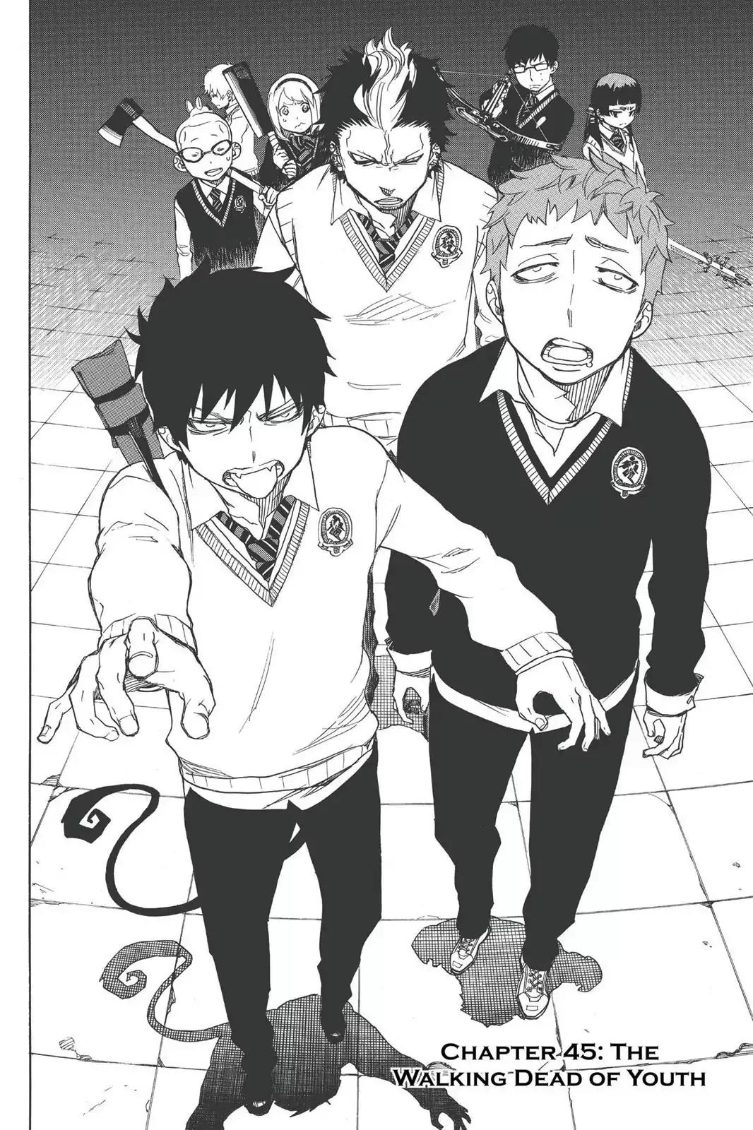 Ao no Exorcist Chapter 45 page 6 - Chapter 45: The Walking Dead of Youth