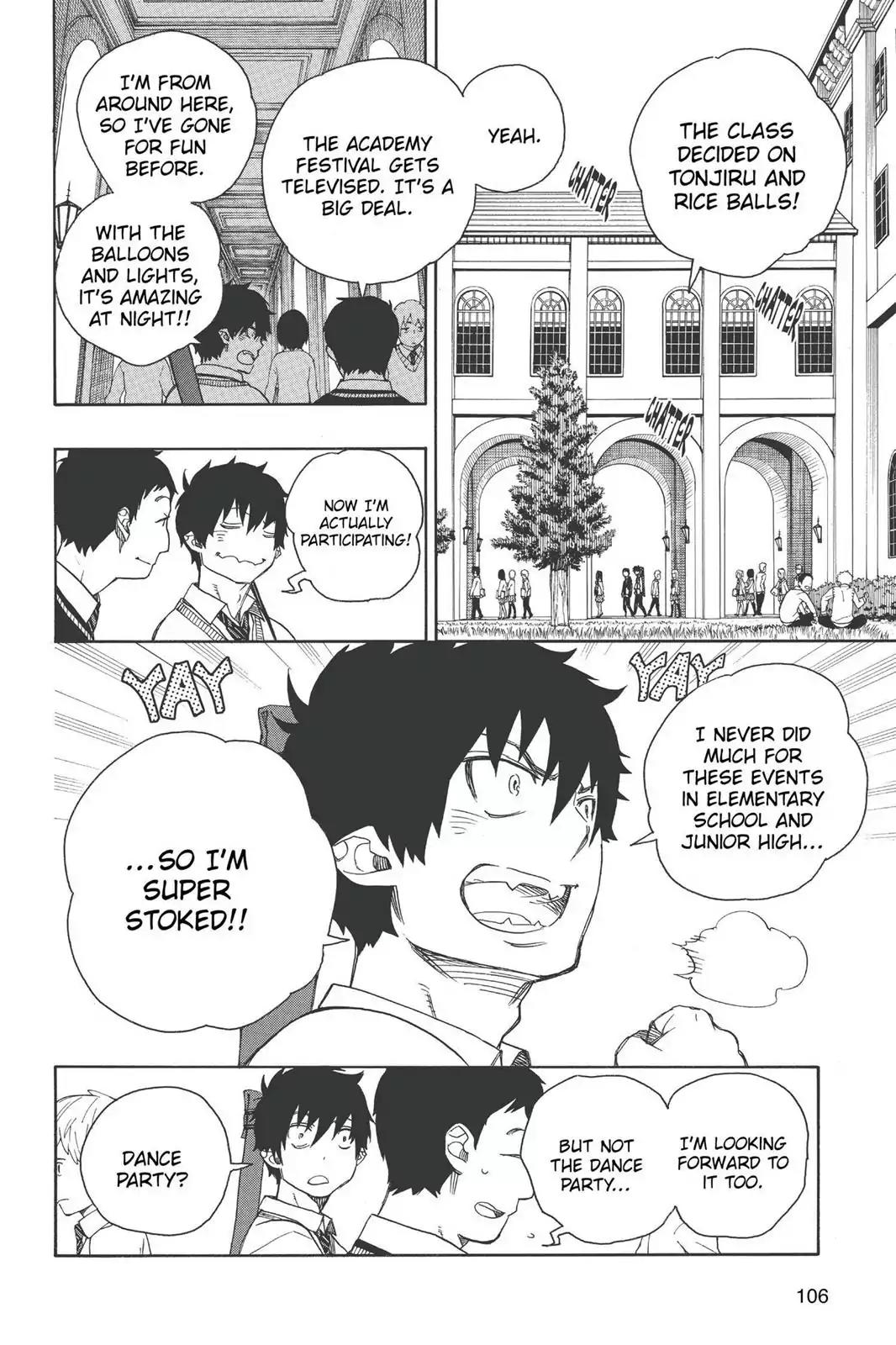 Ao no Exorcist Chapter 45 page 8 - Chapter 45: The Walking Dead of Youth
