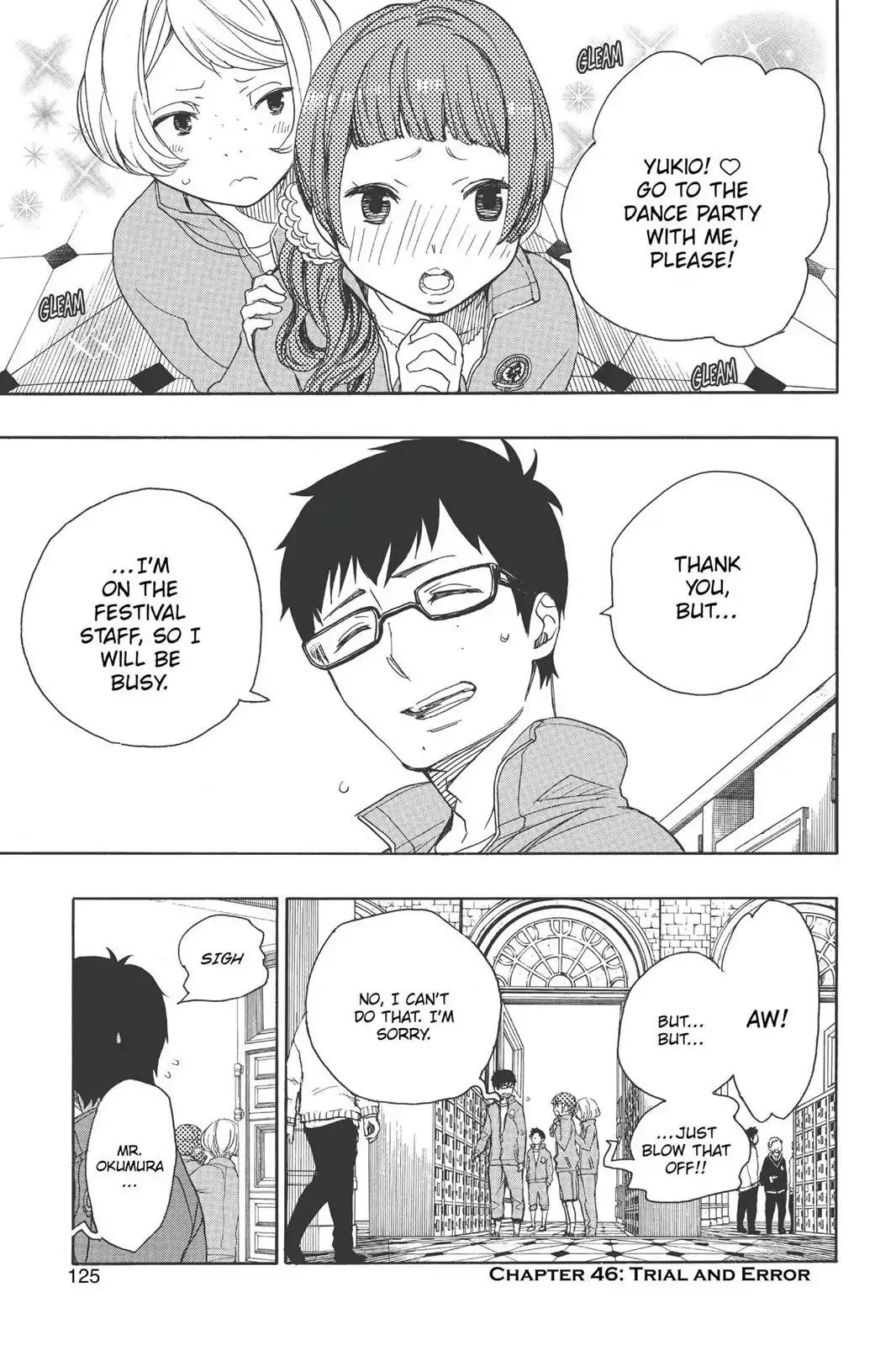 Ao no Exorcist Chapter 46 page 1 - Chapter 46: Trial And Error