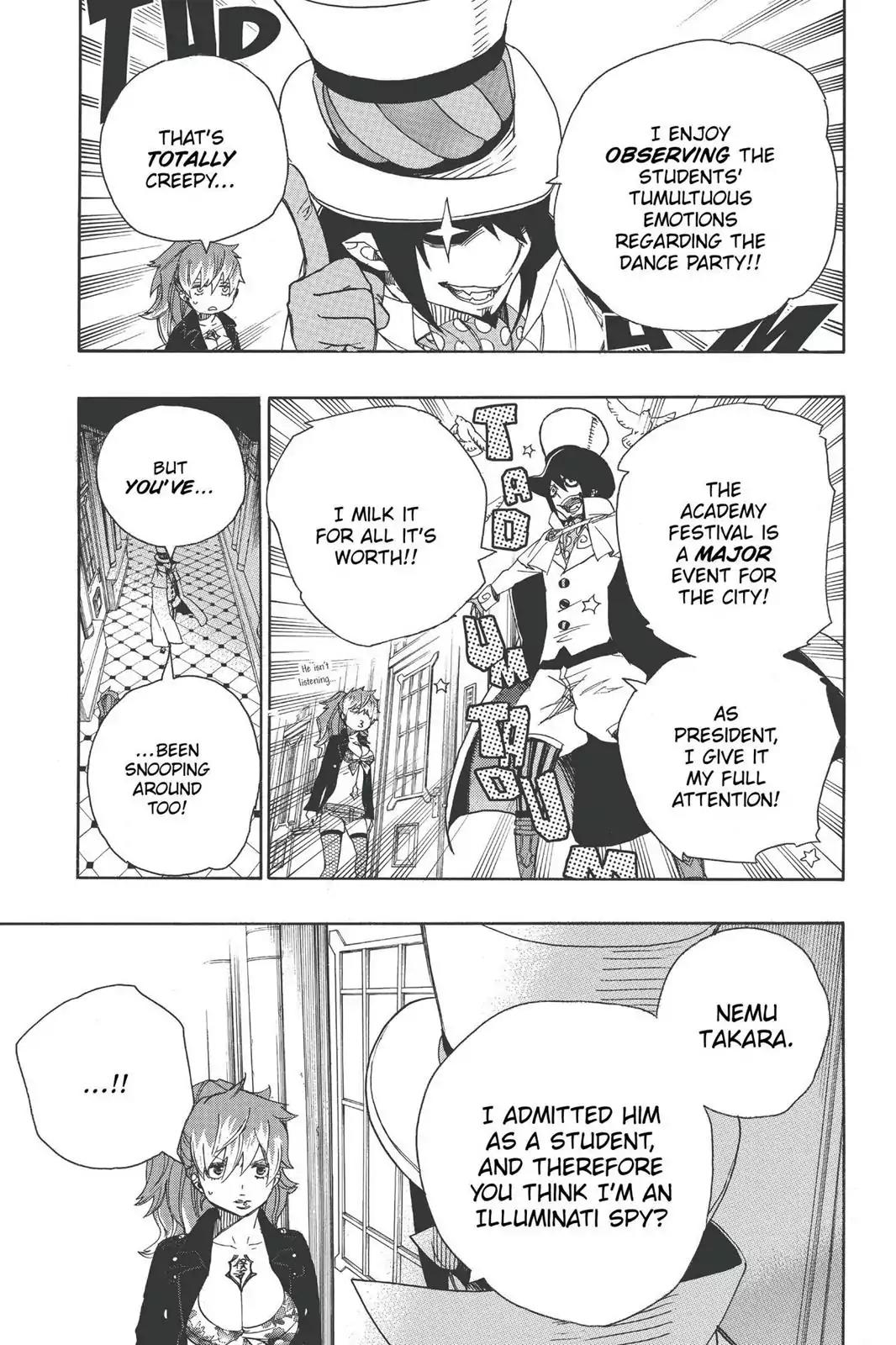 Ao no Exorcist Chapter 46 page 23 - Chapter 46: Trial And Error