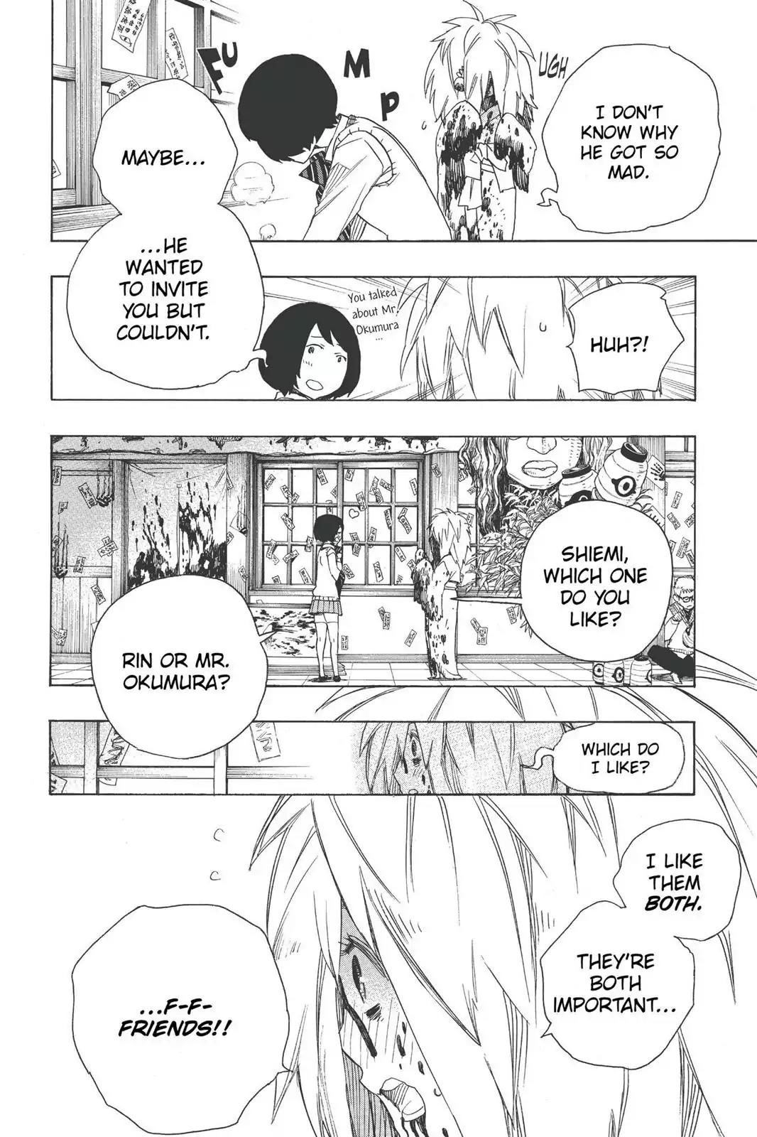 Ao no Exorcist Chapter 47 page 10 - Chapter 47: True Cross Academy Festival Eve
